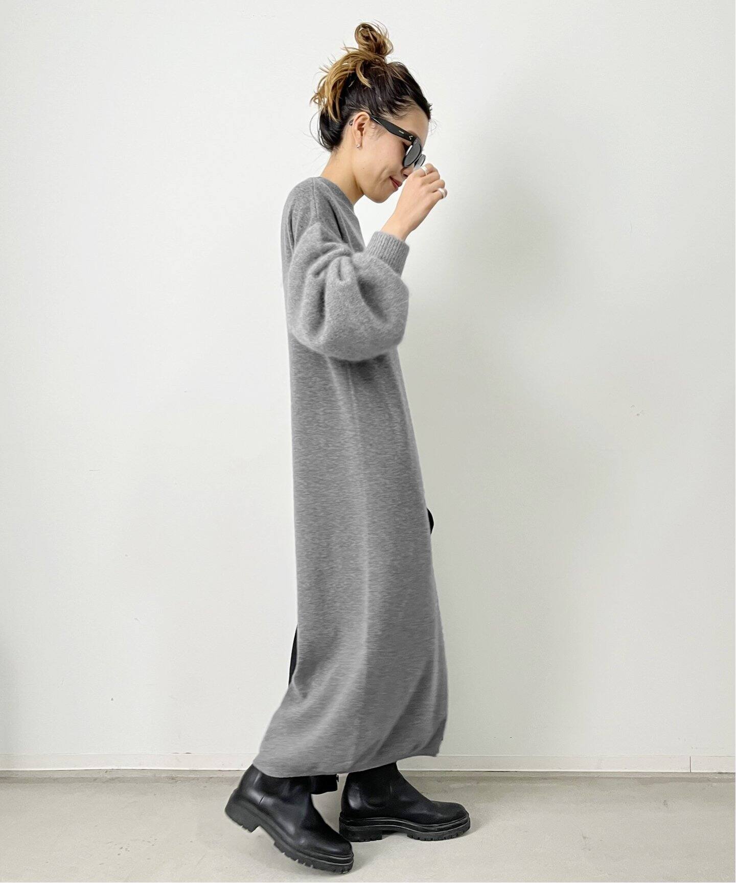 Combination Knit Onepiece（ワンピース）｜L 