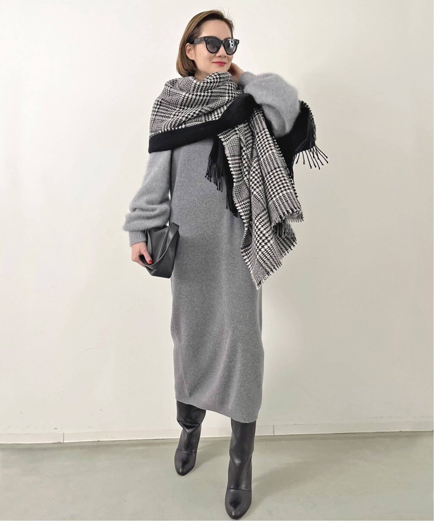 アパルトモン：Mimore Knit ワンピ―ス 