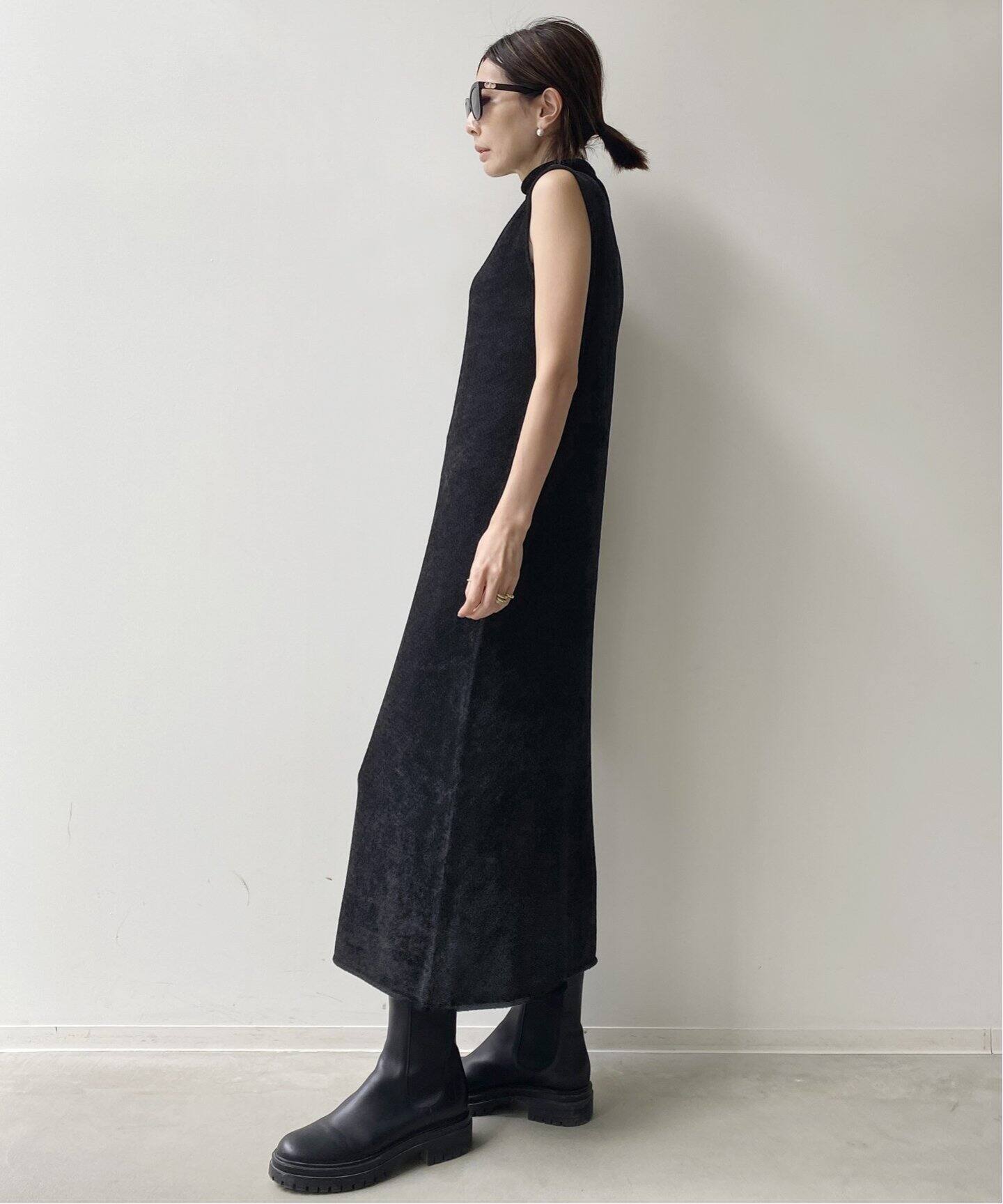 GOOD GRIEF!/グッドグリーフ】Mole Yarn Knit N/S DRESS（ワンピース  