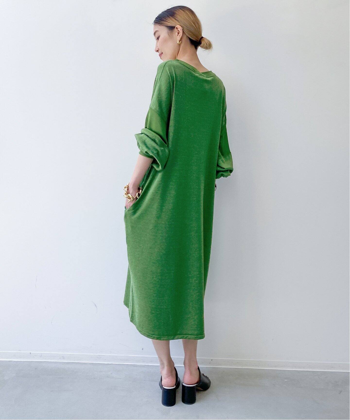 REMI RELIEF/レミレリーフ】Filament Rayon OnePiece（ワンピース）｜L 