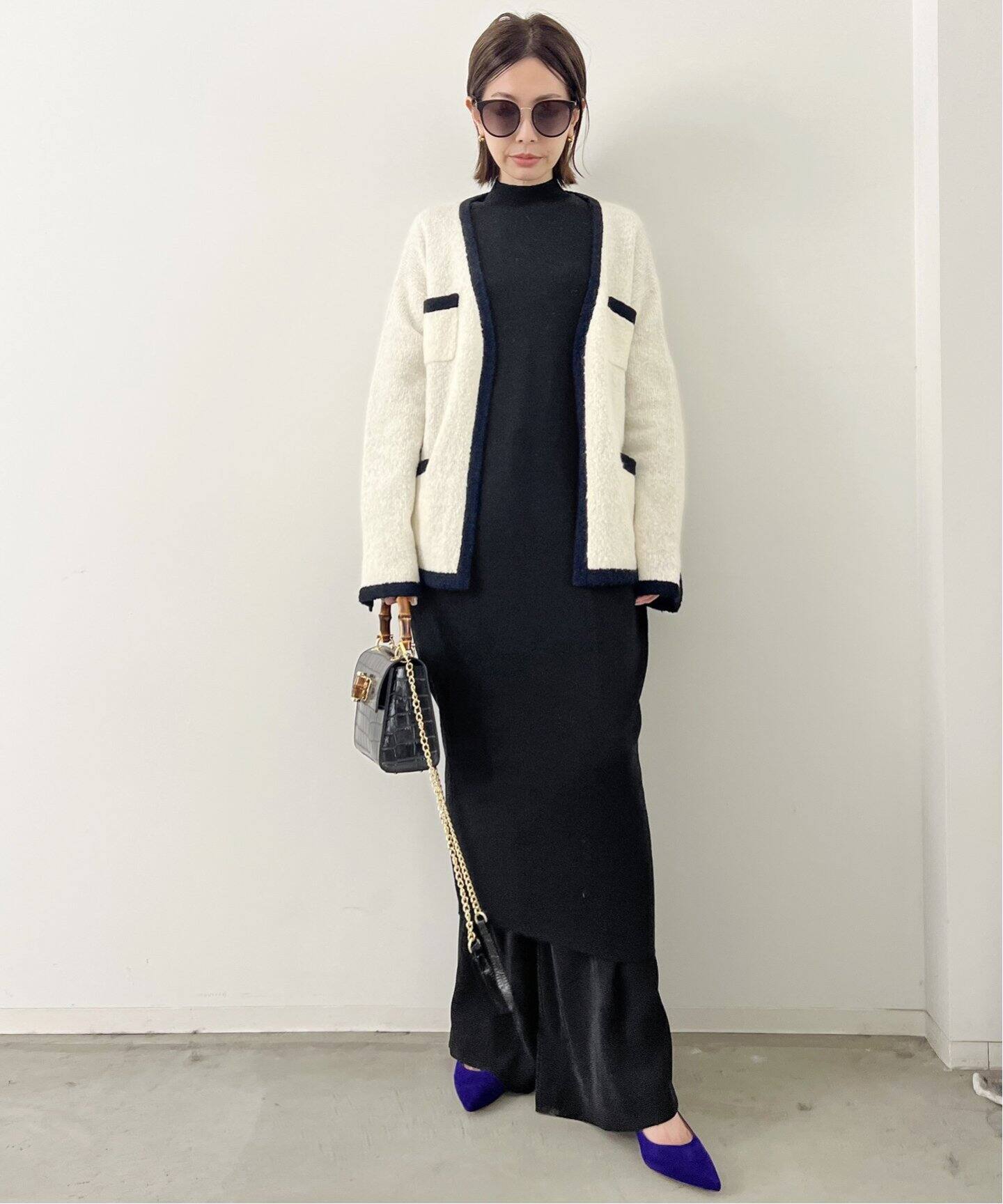 Mockneck Knit Onepiece（ワンピース）｜L