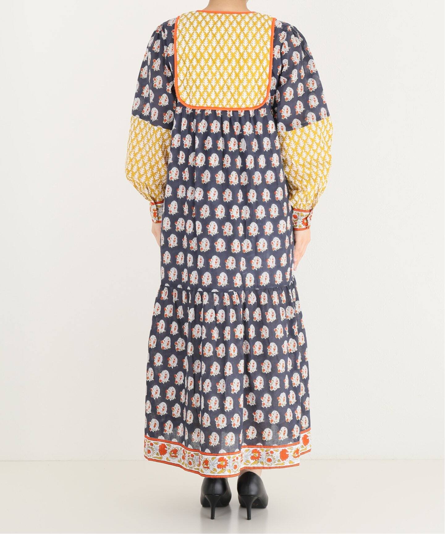 SZ Blockprints/エスゼットブロックプリント】Jodhpur Dress 