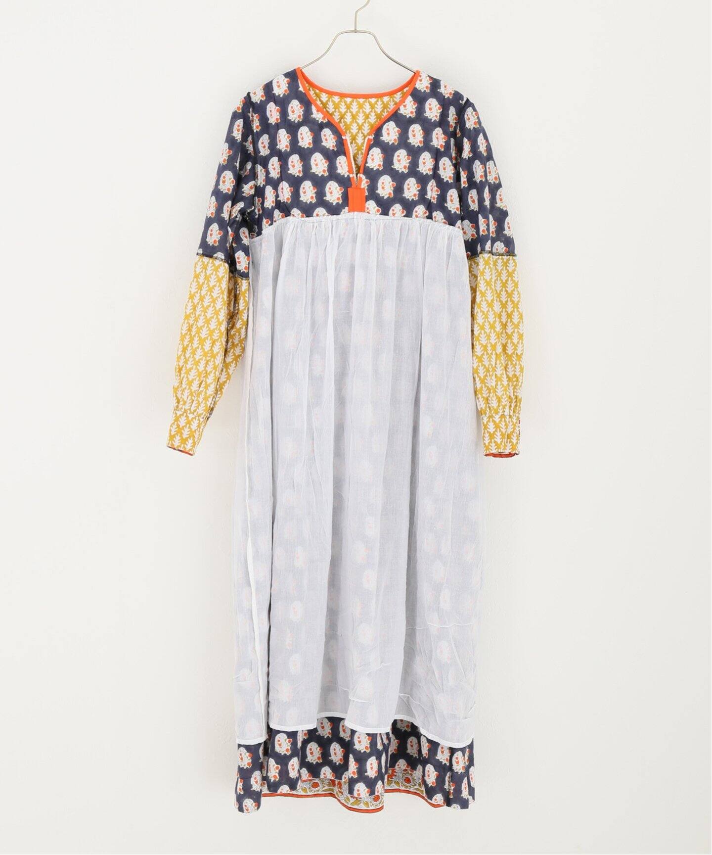 SZ Blockprints/エスゼットブロックプリント】Jodhpur Dress 