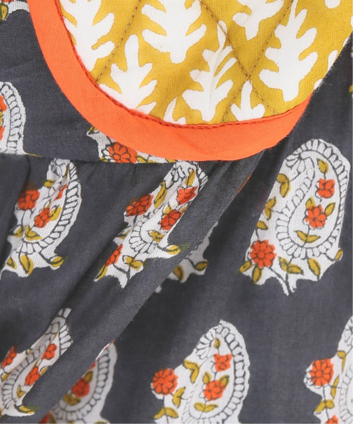 SZ Blockprints/エスゼットブロックプリント】Jodhpur Dress 