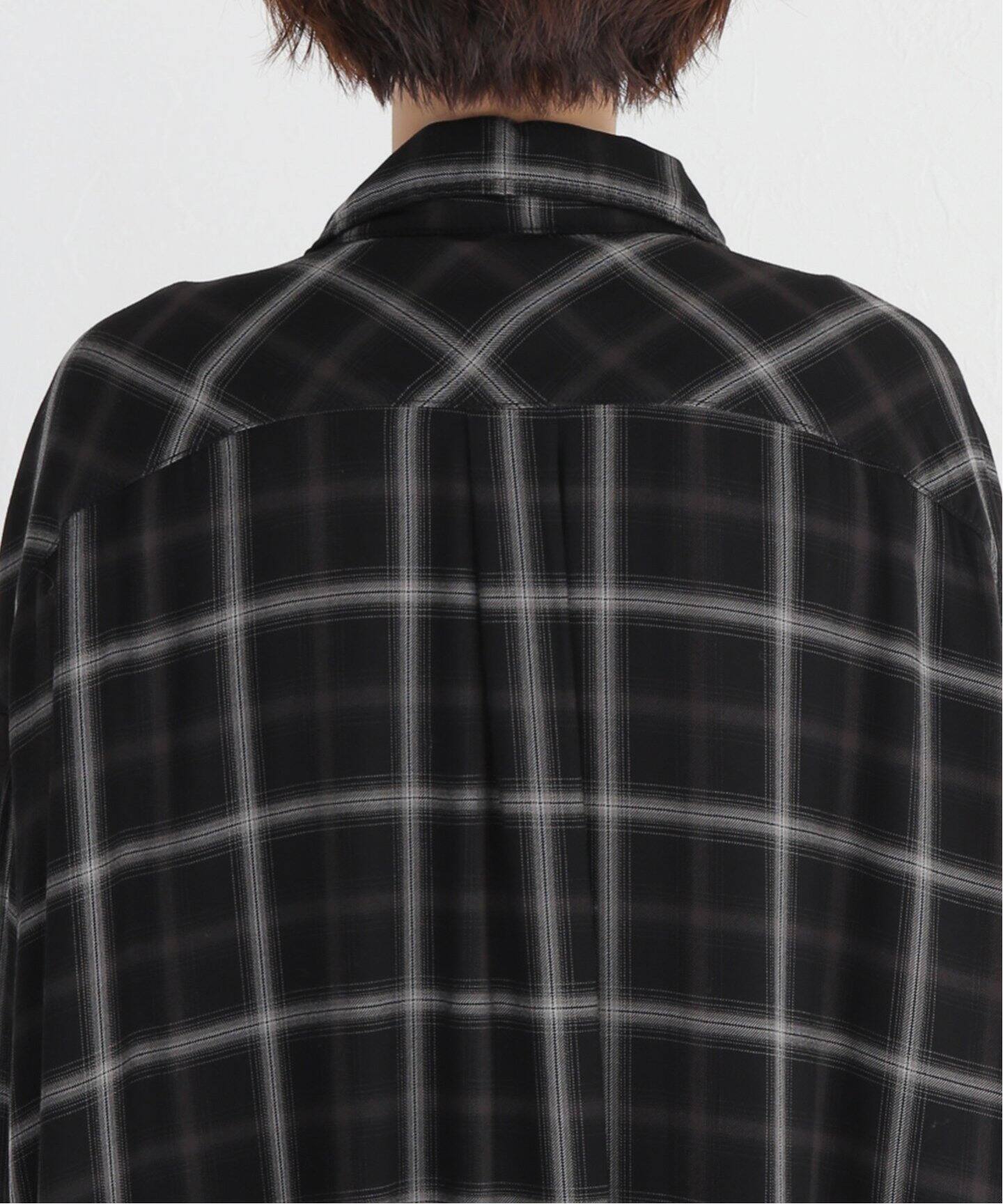 REMI RELIEF/レミレリーフ】CHECK SHIRT DRESS（ワンピース）｜L 