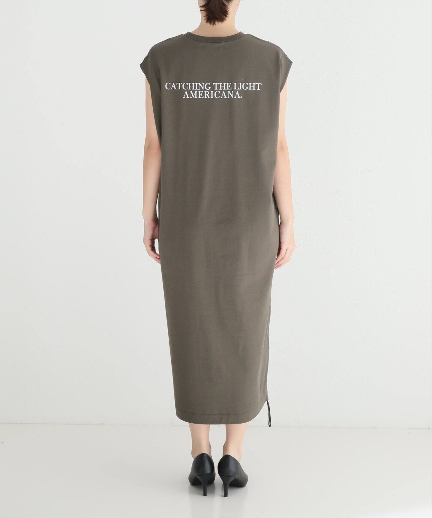 Americana/アメリカーナ】N/S SIDE ZIP Onepiece（ワンピース）｜L  