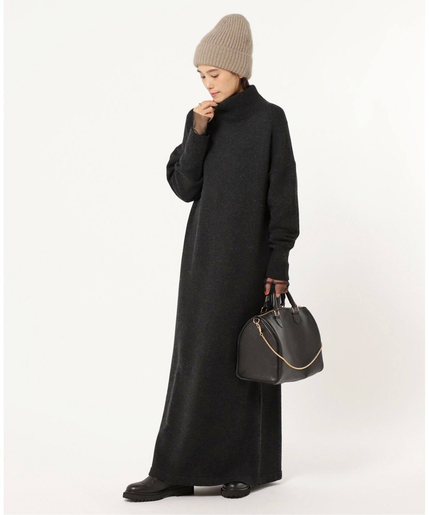 タートルネックニットワンピース（ワンピース）｜AP STUDIO（エーピー  