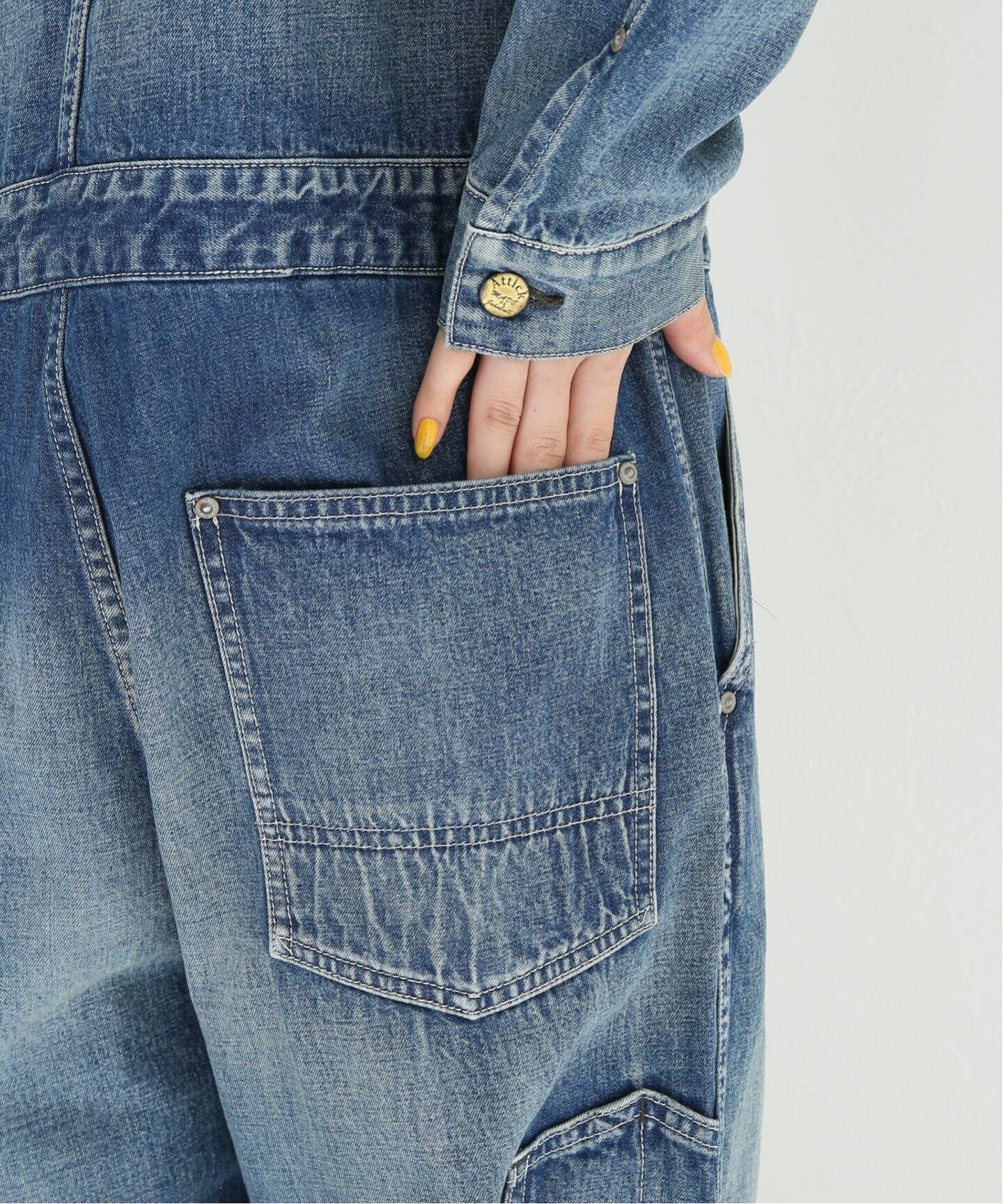 Attick by Johnbull/アティック バイ ジョンブル】Denim all in 