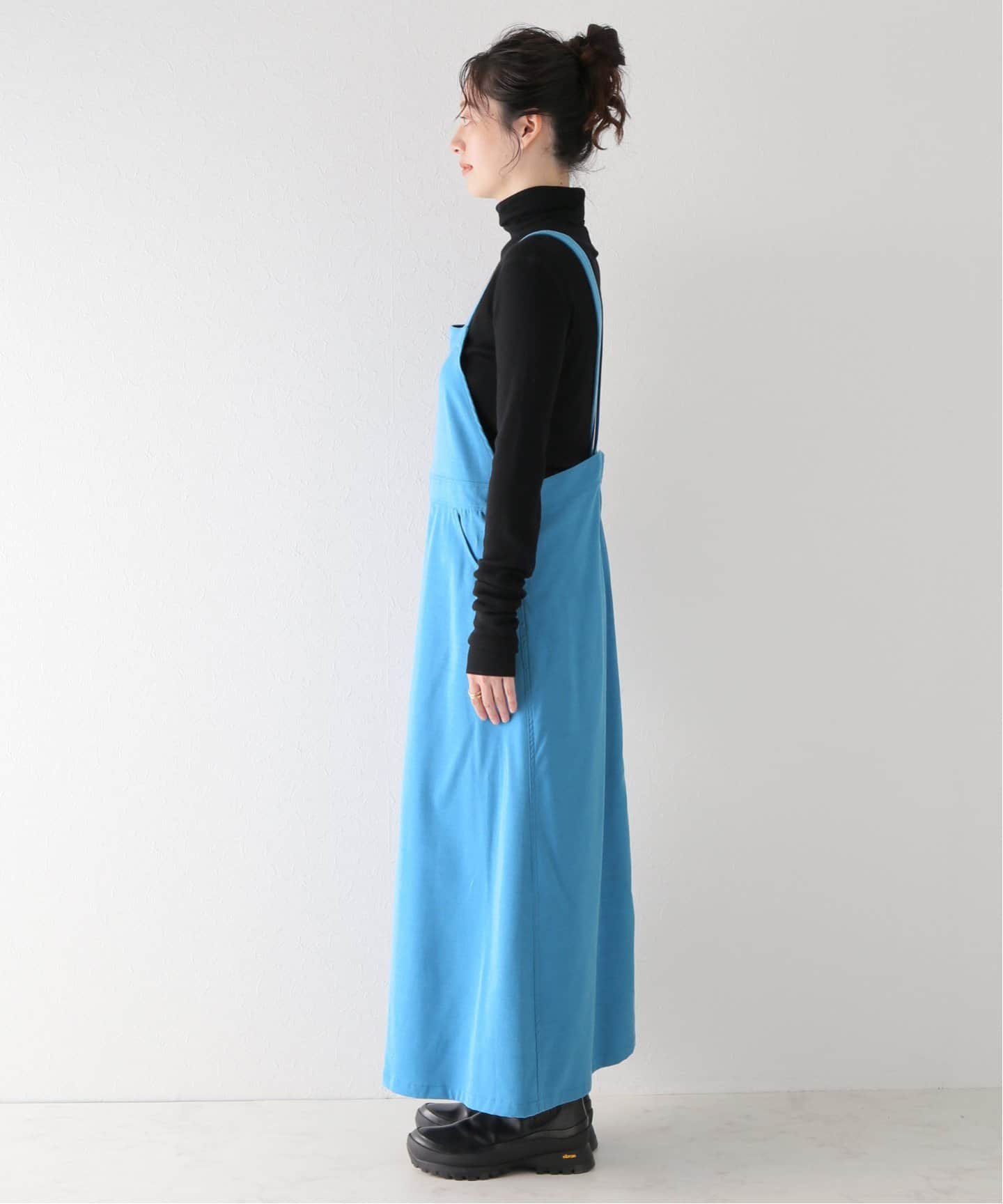 ターコイズ ダッフルコート ウール混合 ダッフルコートを使った