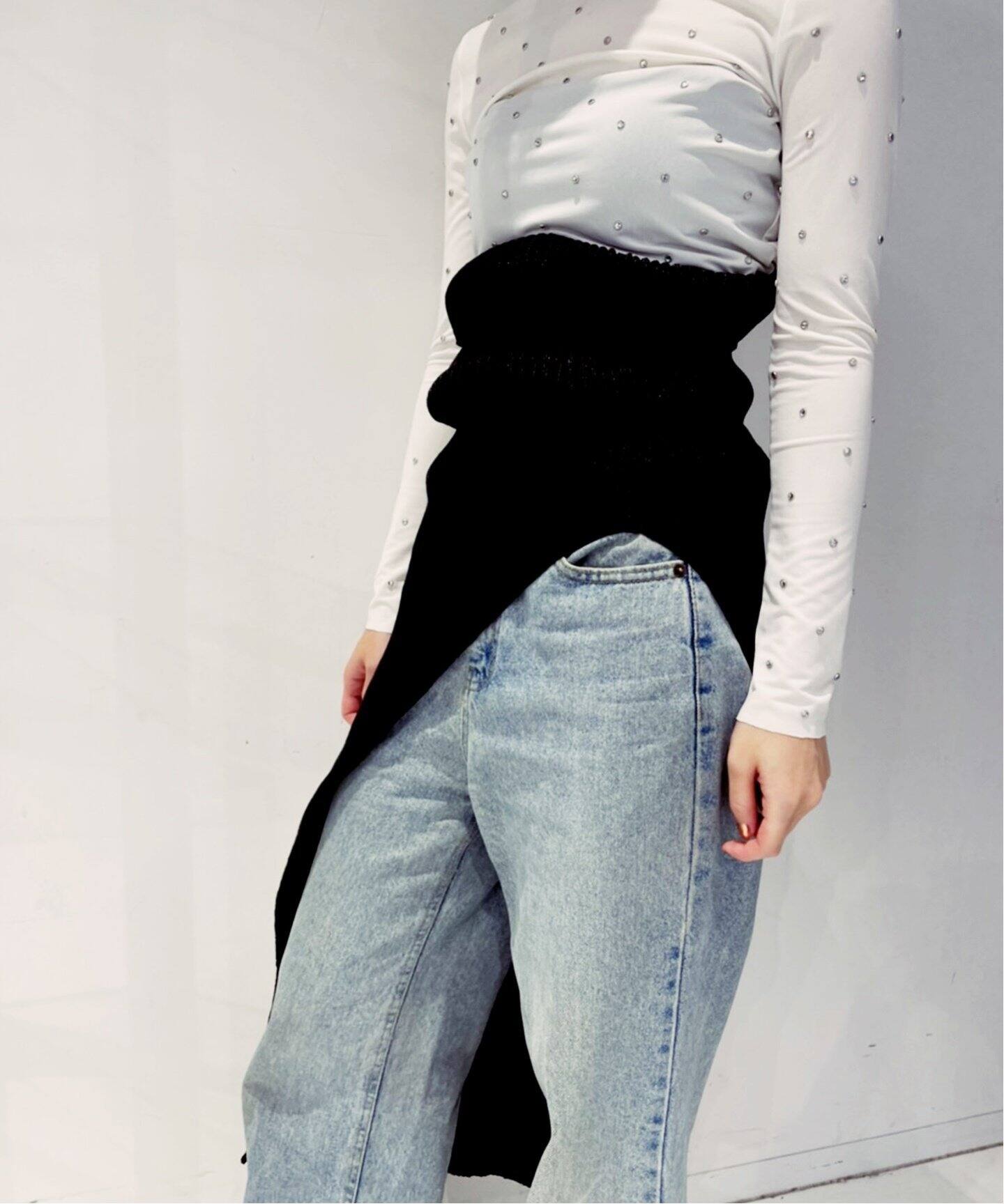 A.ROEGE HOVE/エ・ローエ・ホーベ】 MARIE MIDI SLIT DRESS  