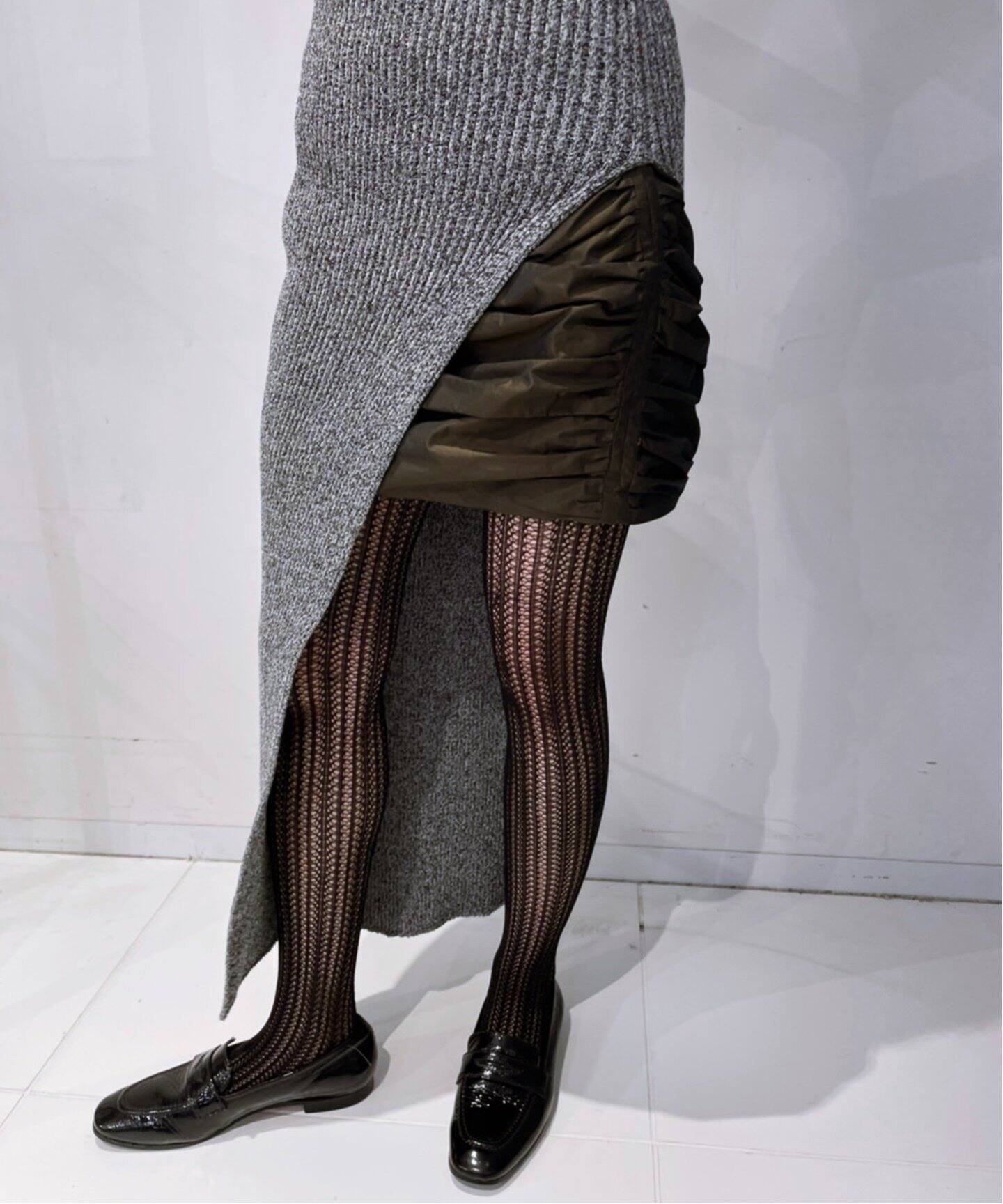 A.ROEGE HOVE/エ・ローエ・ホーベ】 MARIE MIDI SLIT DRESS  