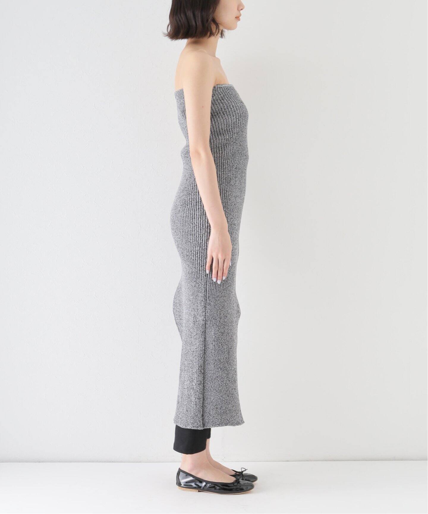 A.ROEGE HOVE/エ・ローエ・ホーベ】 MARIE MIDI SLIT DRESS  