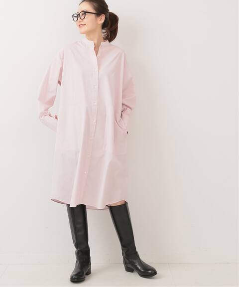 コットンブロード バンドカラーシャツワンピース Iena イエナ 公式のファッション通販 Baycrew S Store