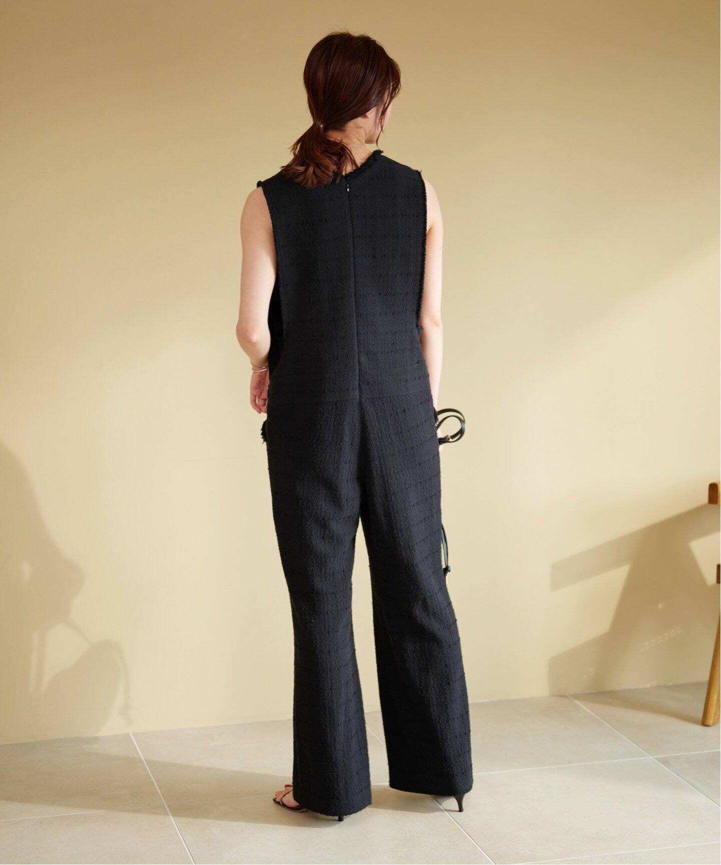 BLACK TWEEDオールインワン（サロペット／オーバーオール）｜IENA 