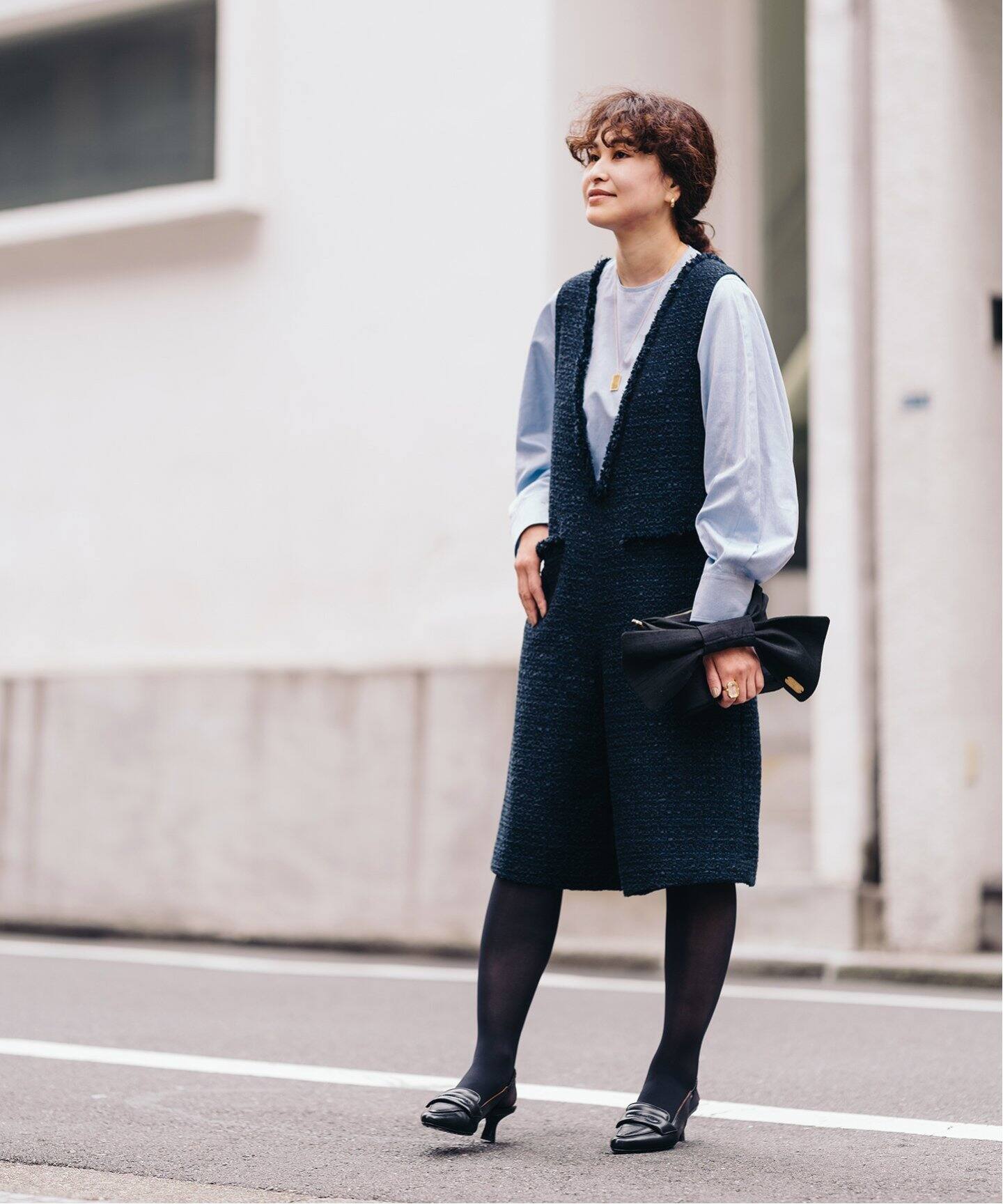 ＆NAVY ツィードサロペット◇（サロペット／オーバーオール）｜IENA  