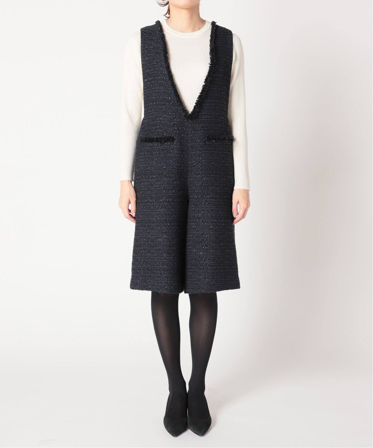 ＆NAVY ツィードサロペット◇（サロペット／オーバーオール）｜IENA  