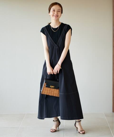 タスランvネックデザインワンピース Iena イエナ 公式のファッション通販 Baycrew S Store
