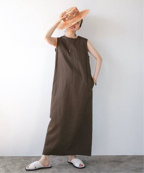 綿麻サテンiラインワンピース Iena イエナ 公式のファッション通販 Baycrew S Store