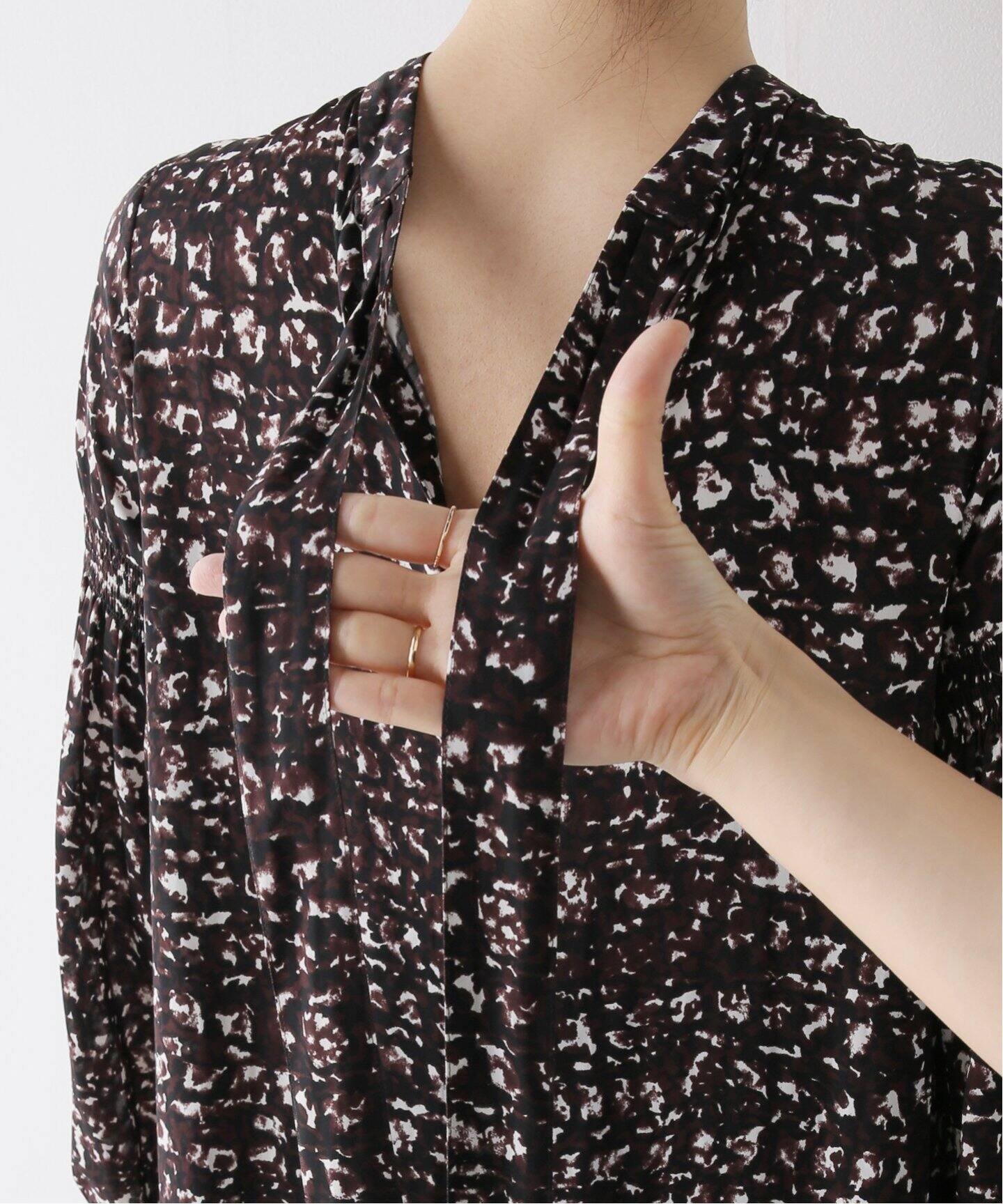 シャドーフローラルワンピース（ワンピース）｜IENA（イエナ）の通販  