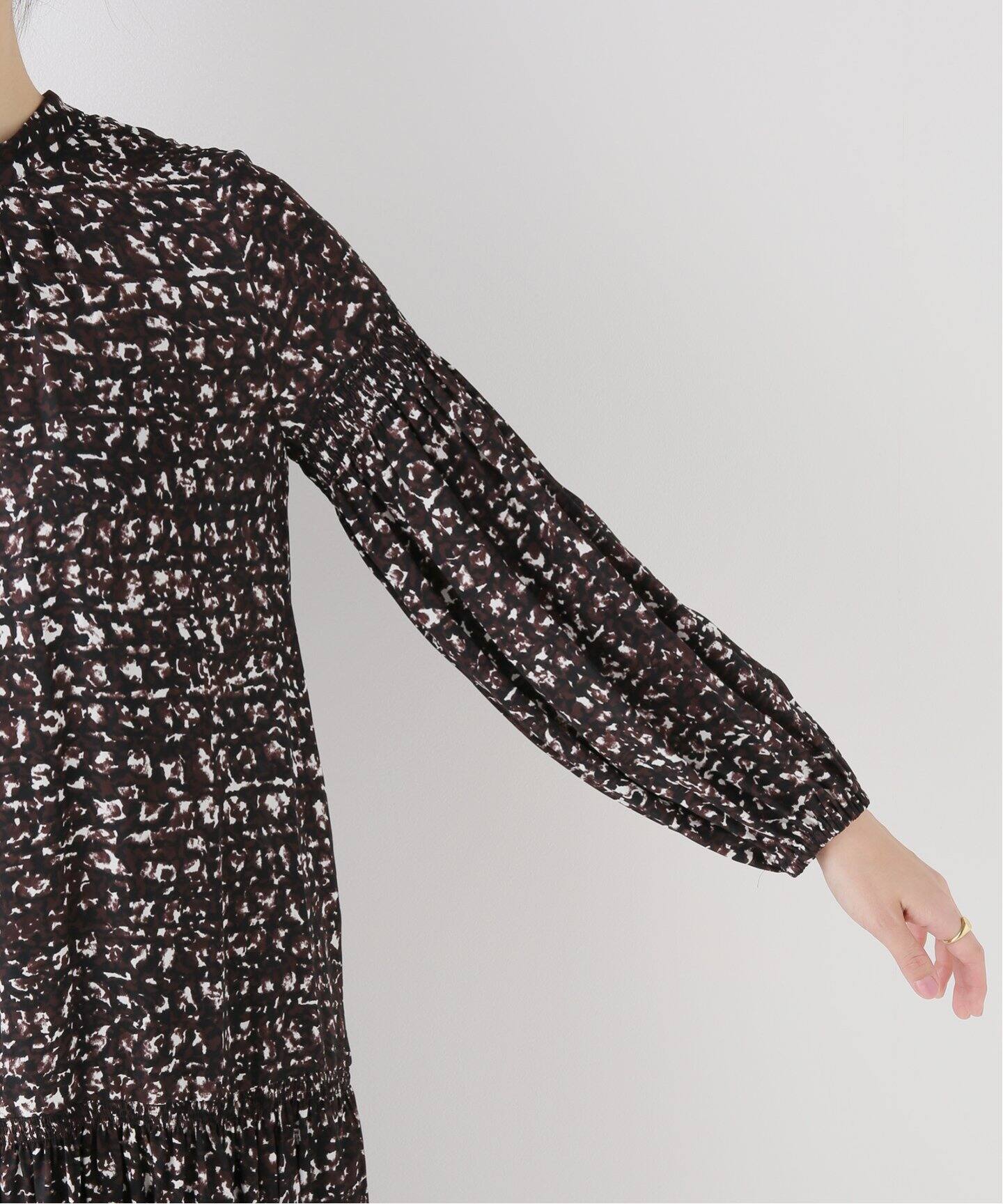 シャドーフローラルワンピース（ワンピース）｜IENA（イエナ）の通販  