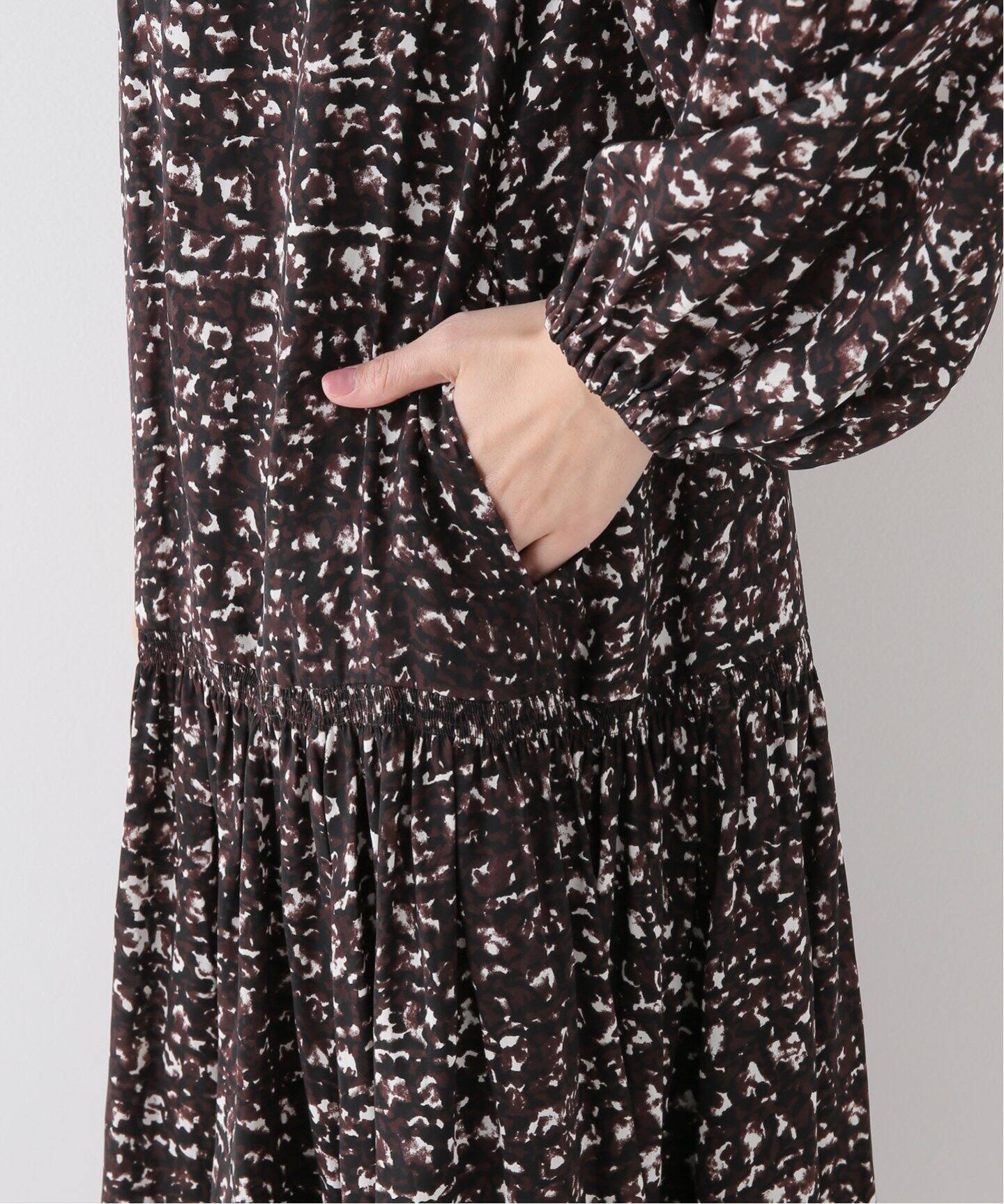 シャドーフローラルワンピース（ワンピース）｜IENA（イエナ）の通販  