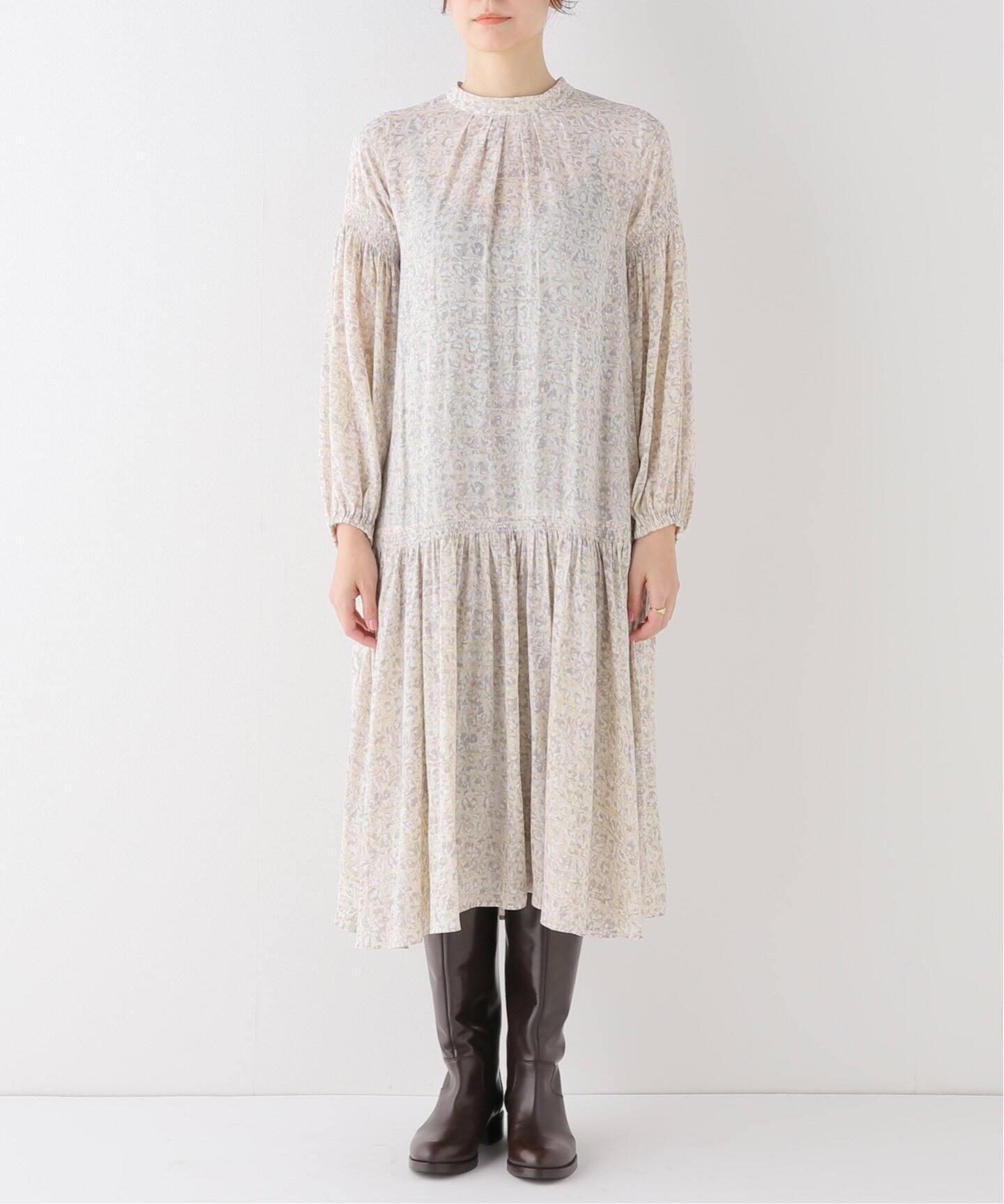 シャドーフローラルワンピース（ワンピース）｜IENA（イエナ）の通販  