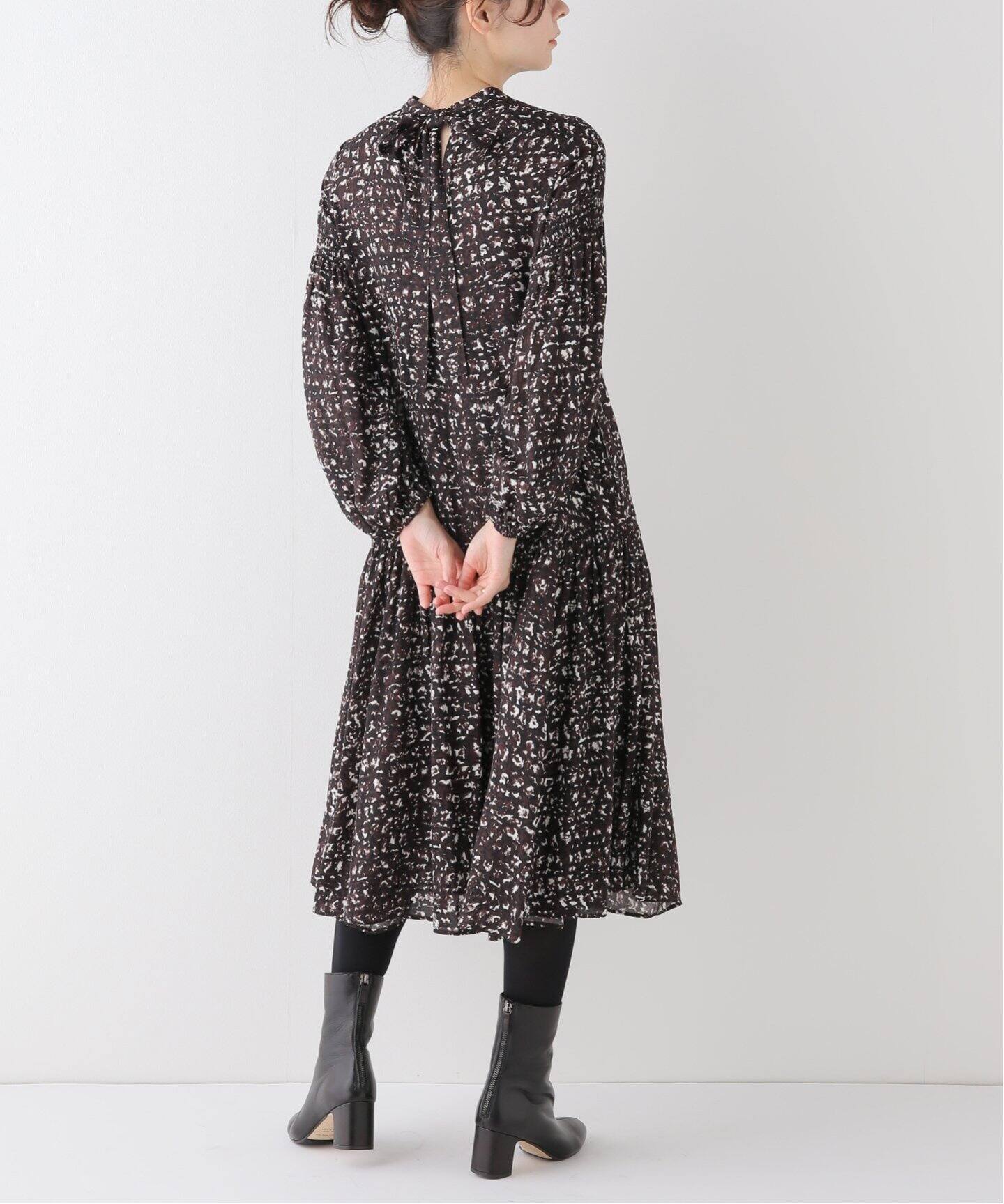 シャドーフローラルワンピース（ワンピース）｜IENA（イエナ）の通販  