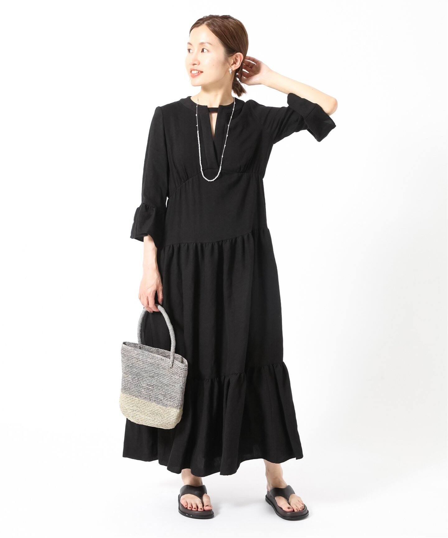 袖フレア ティアードワンピース Iena イエナ 公式のファッション通販 Baycrew S Store