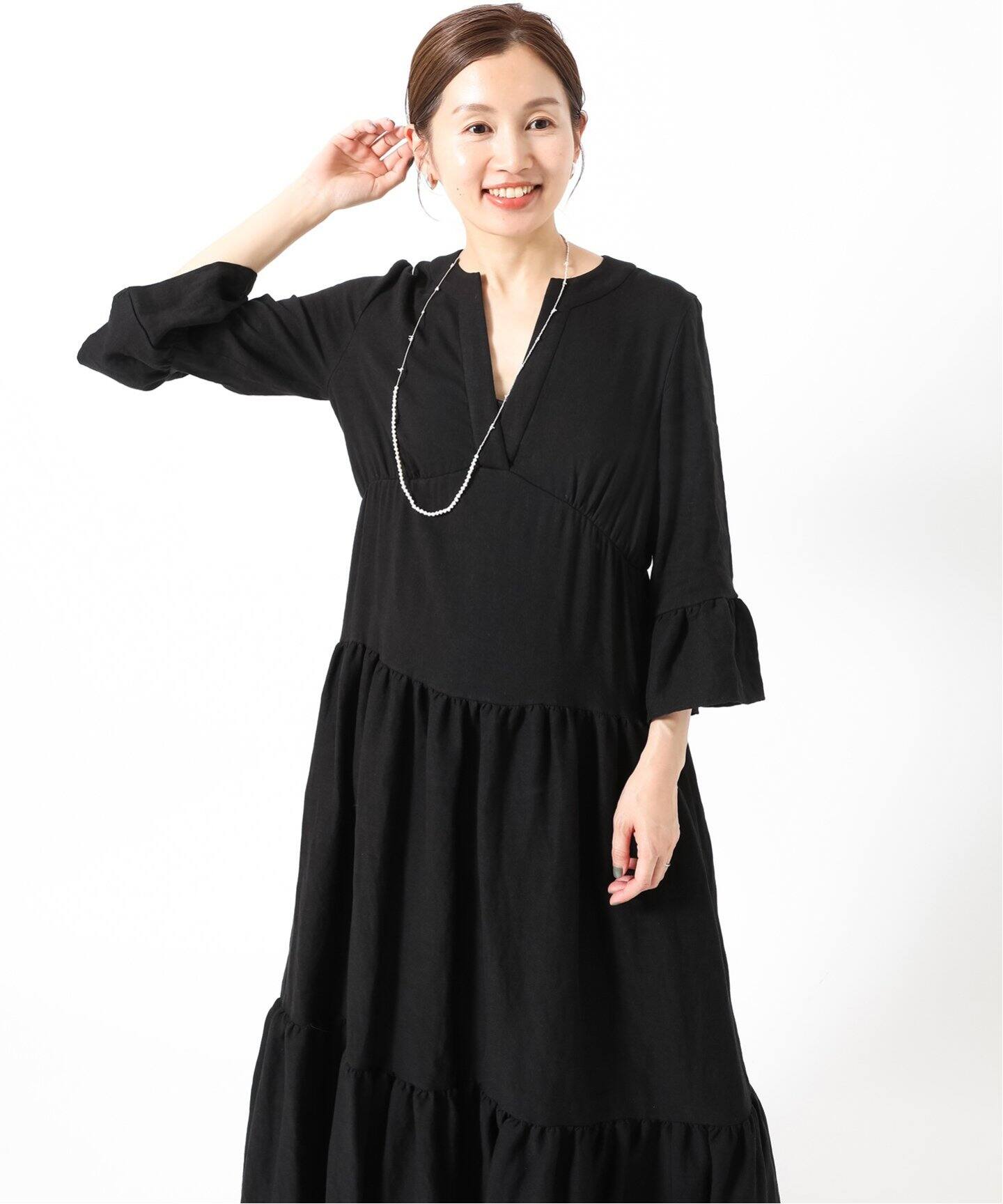 袖フレア ティアードワンピース Iena イエナ 公式のファッション通販 Baycrew S Store