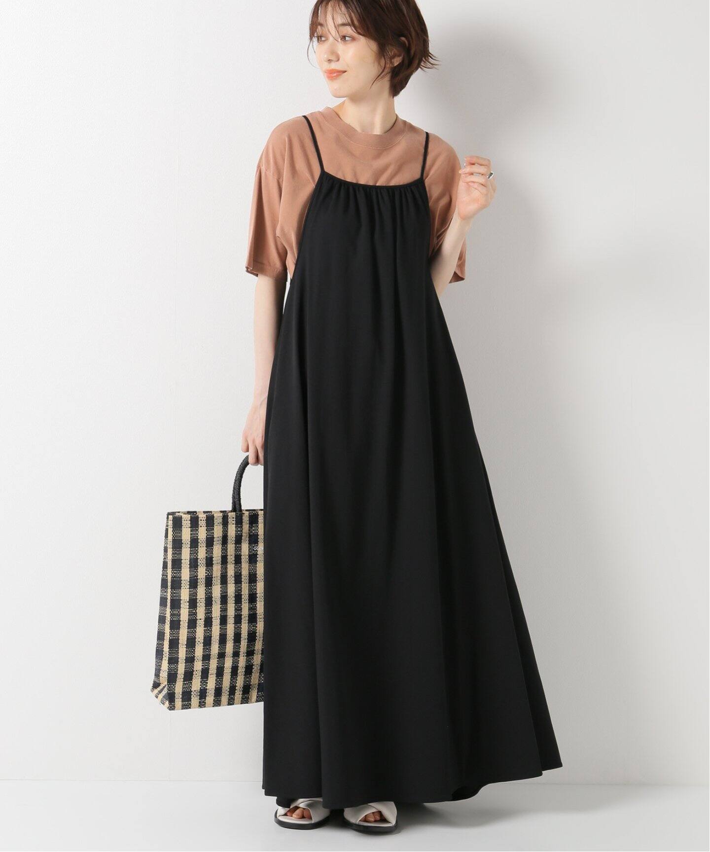 ギャザーキャミワンピース（ワンピース）｜IENA（イエナ）の通販  