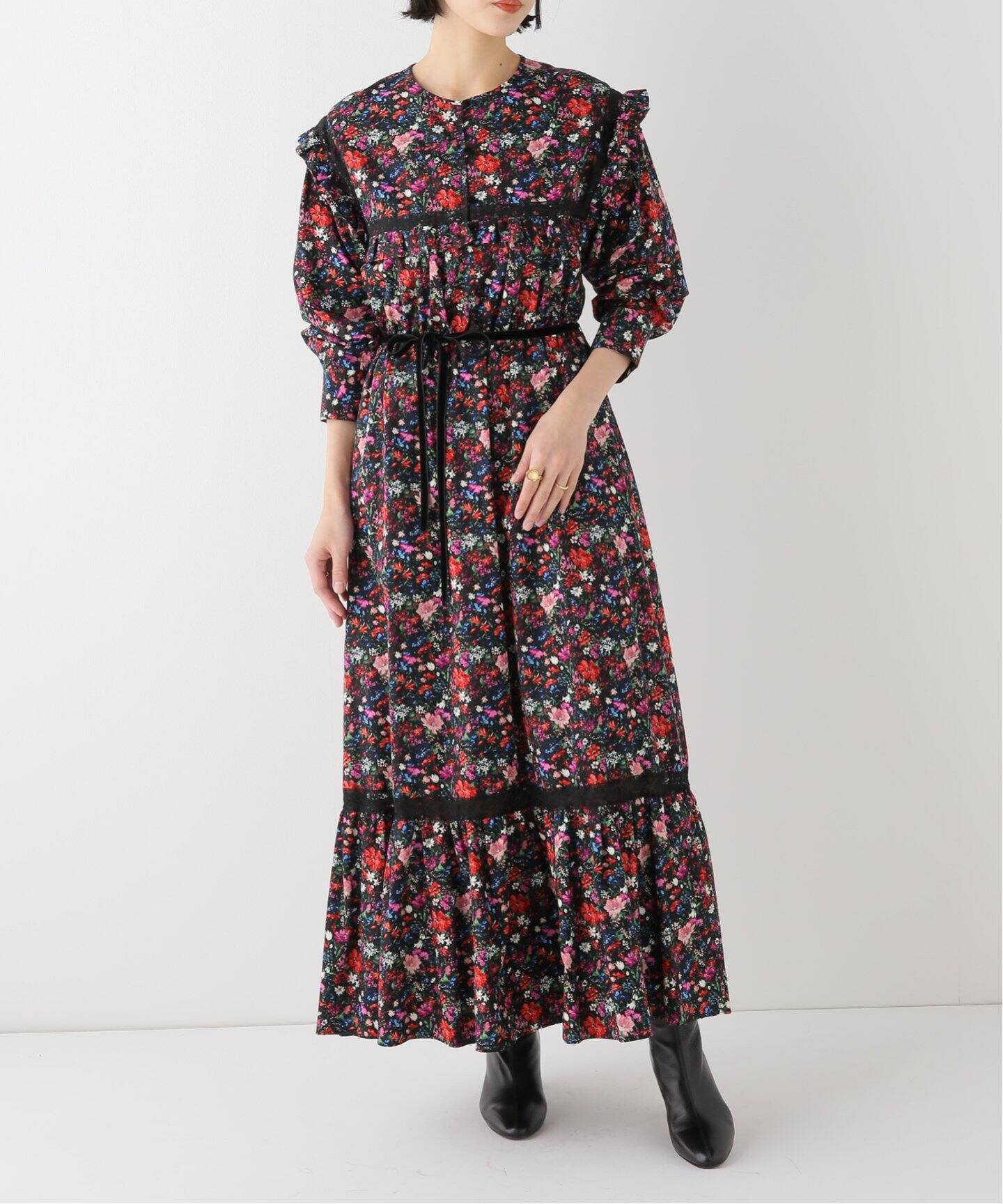 leur logette/ルールロジェット】Marianna flowerワンピース  