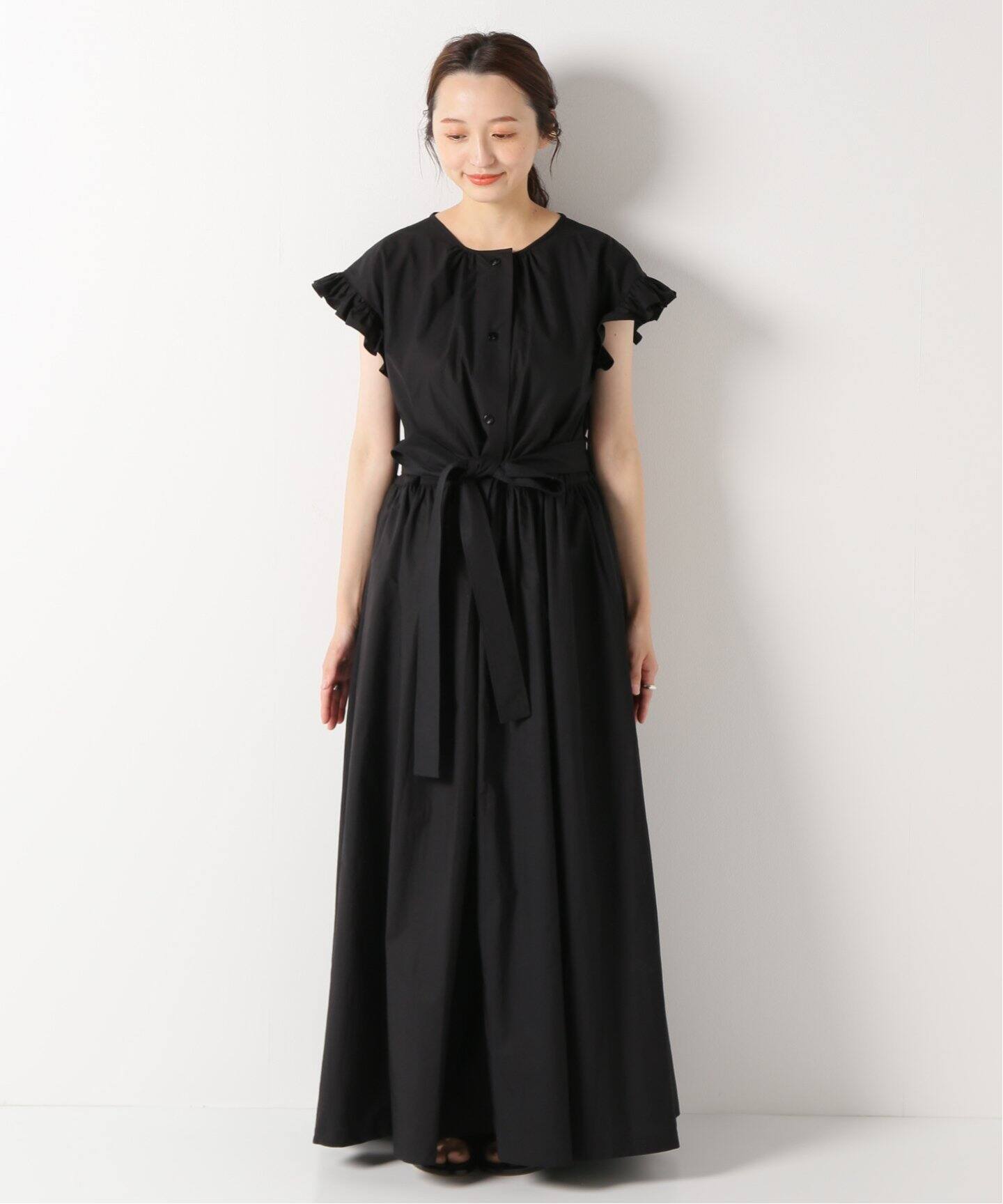 PATOU/パトゥ】フリルボリュームボタンワンピース（ワンピース）｜IENA  