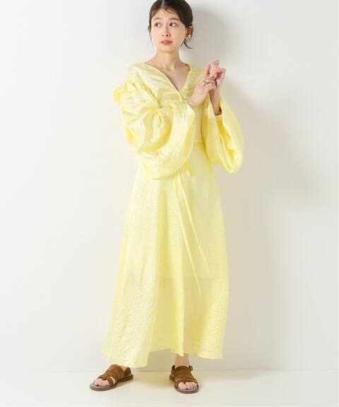 Patou パトゥ ドレープvネックワンピース Iena イエナ 公式のファッション通販 Baycrew S Store