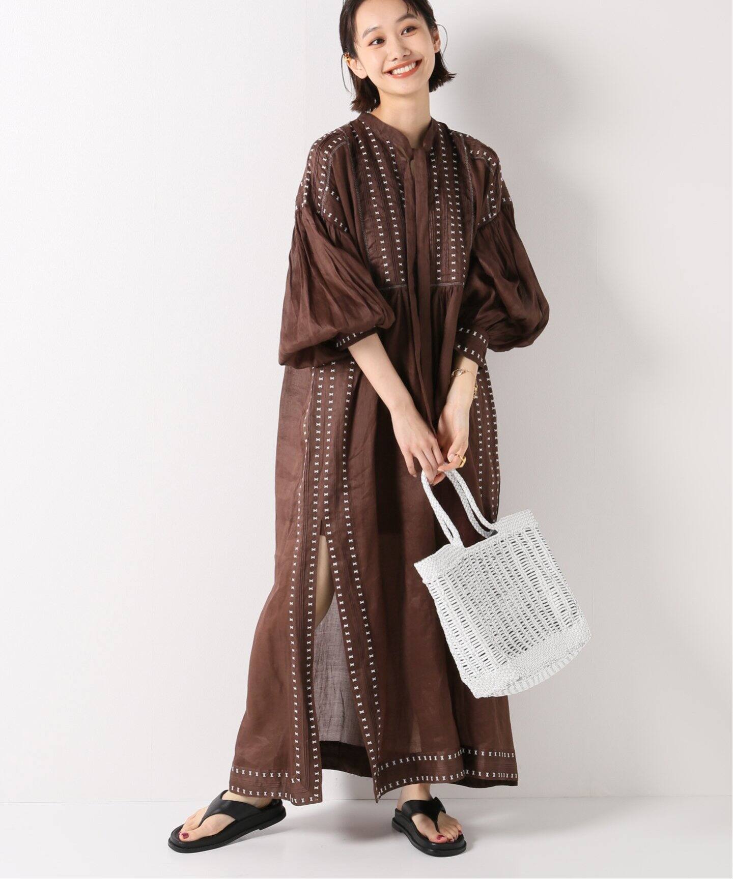 LEE MATHEWS/リー マシュー】SYLVIE マキシワンピース（ワンピース  