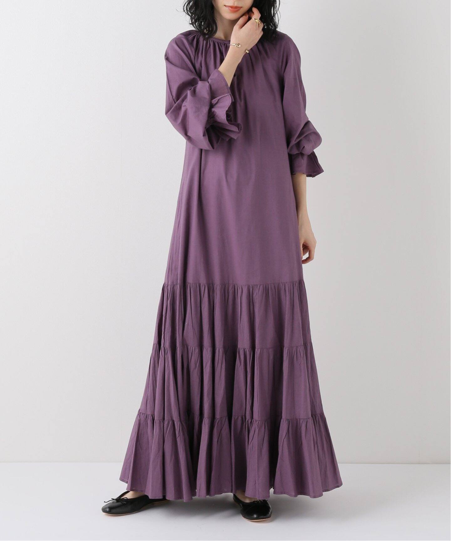 MARIHA/マリハ】夕明りのドレス 無地（ワンピース）｜IENA（イエナ）の  