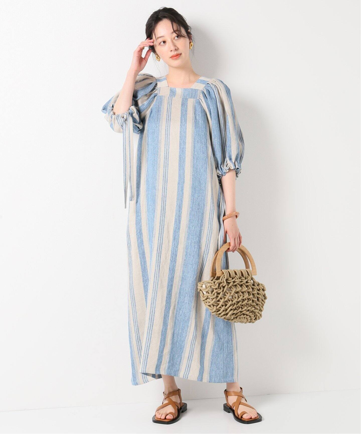 Deliy デリー Aozoraストライプワンピース Iena イエナ 公式のファッション通販 Baycrew S Store Deliy デリー Aozoraストライプワンピース Iena イエナ 公式のファッション通販 Baycrew S Store