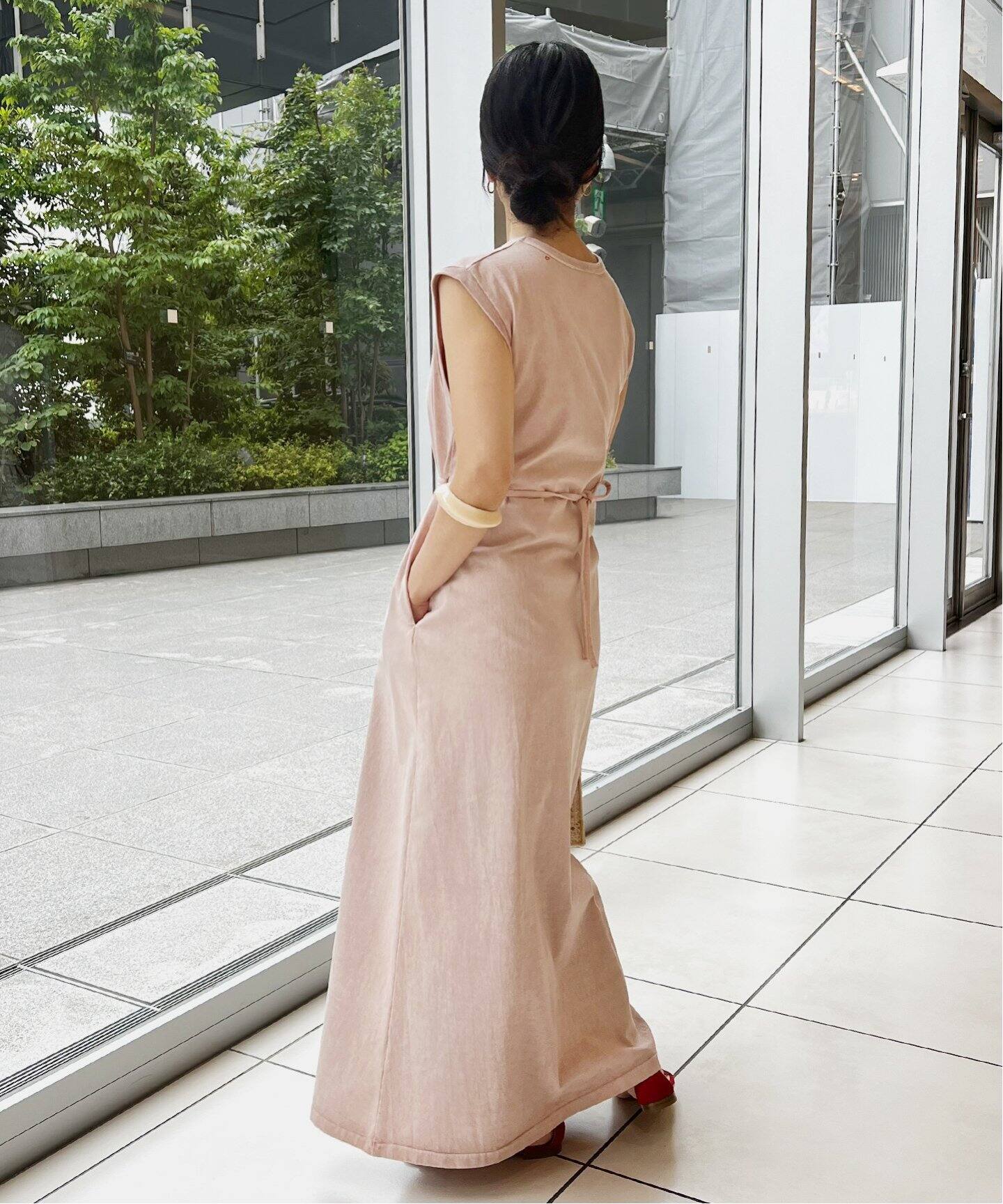 IENA 【DELIY/デリー】コットンジャージーワンピース｜ファッション 