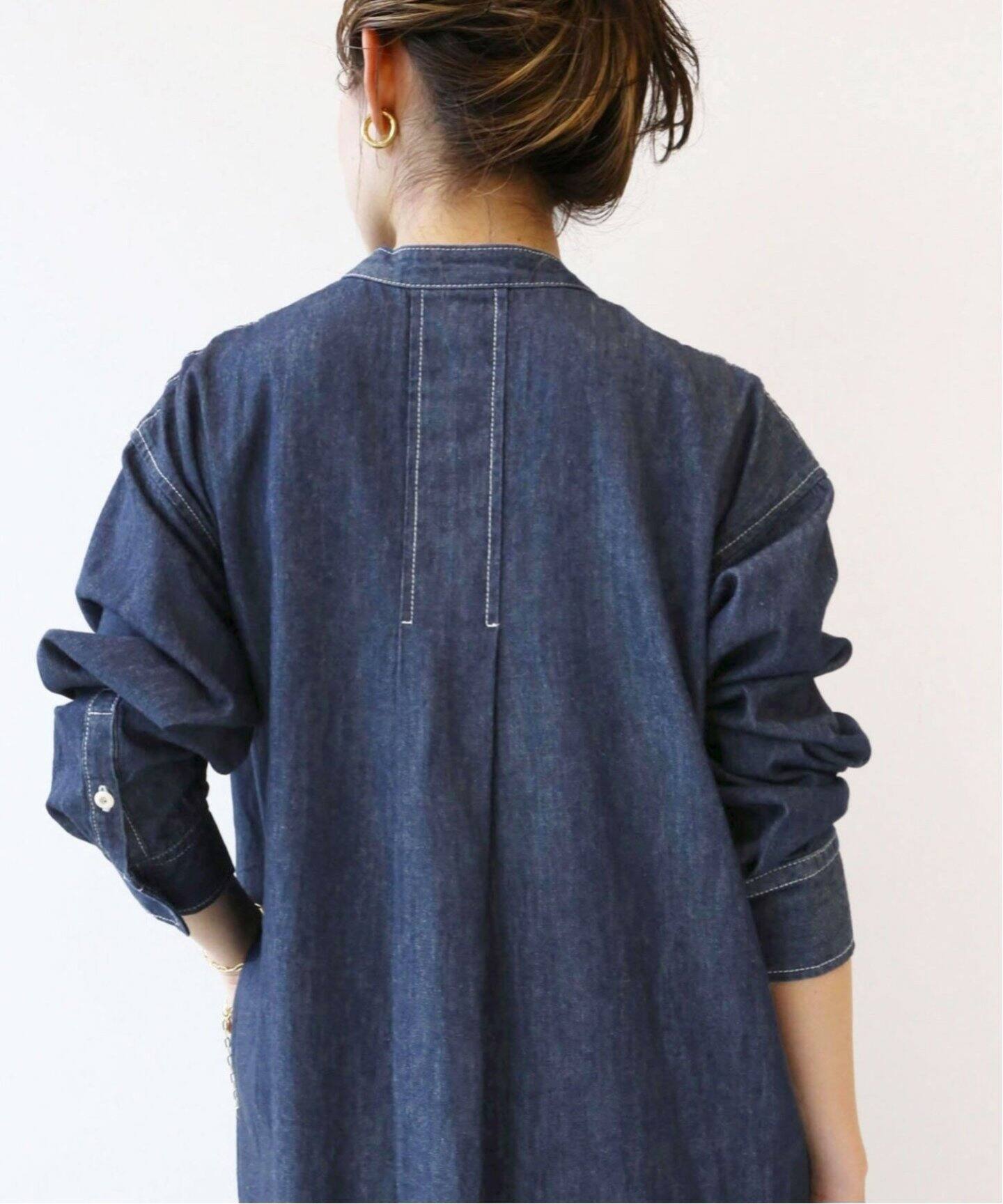 WEB限定/追加》LE DENIM シャツワンピース◇（ワンピース）｜SLOBE  