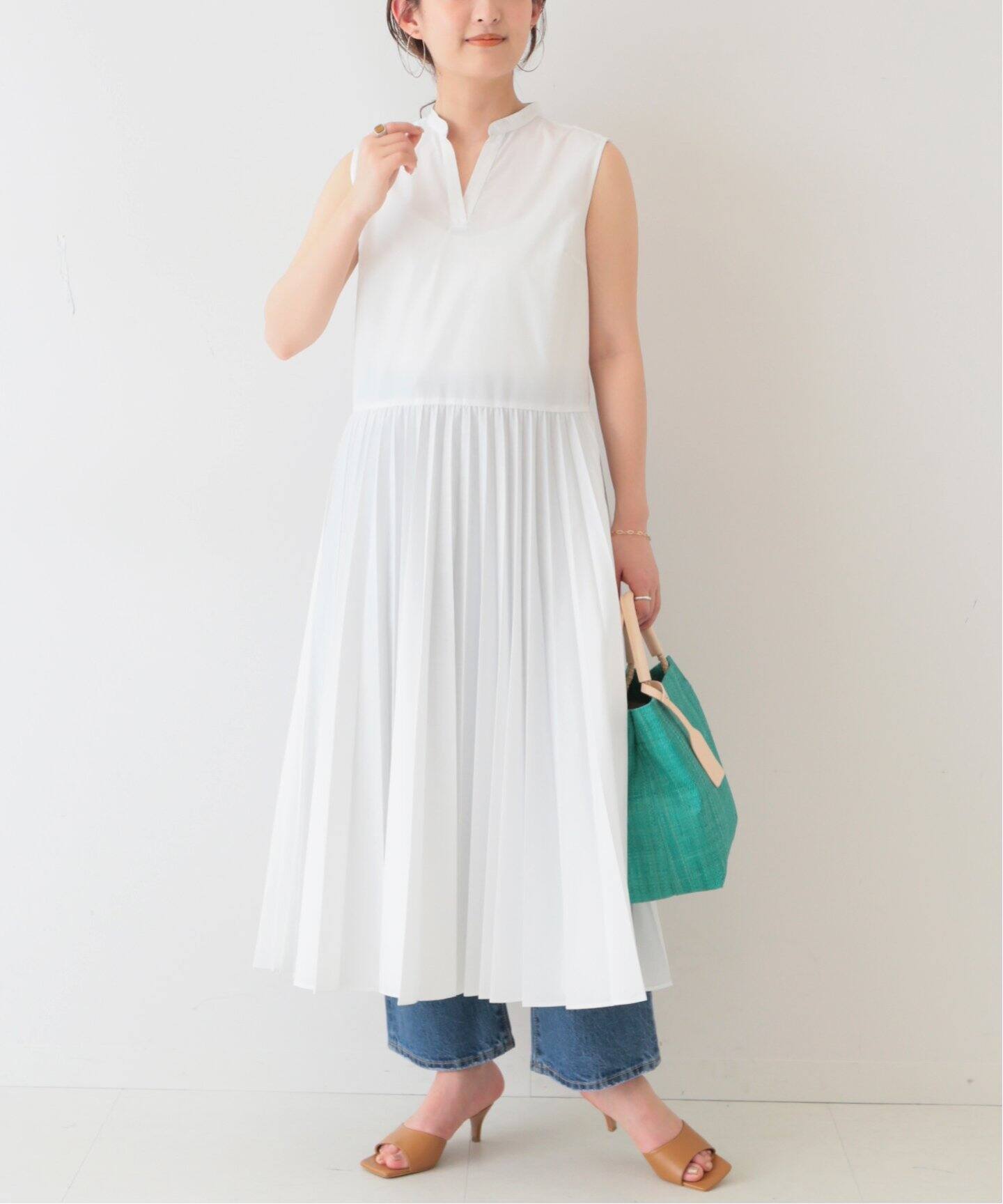 プリーツミモレワンピース Slobe Iena スローブ イエナ 公式のファッション通販 Baycrew S Store