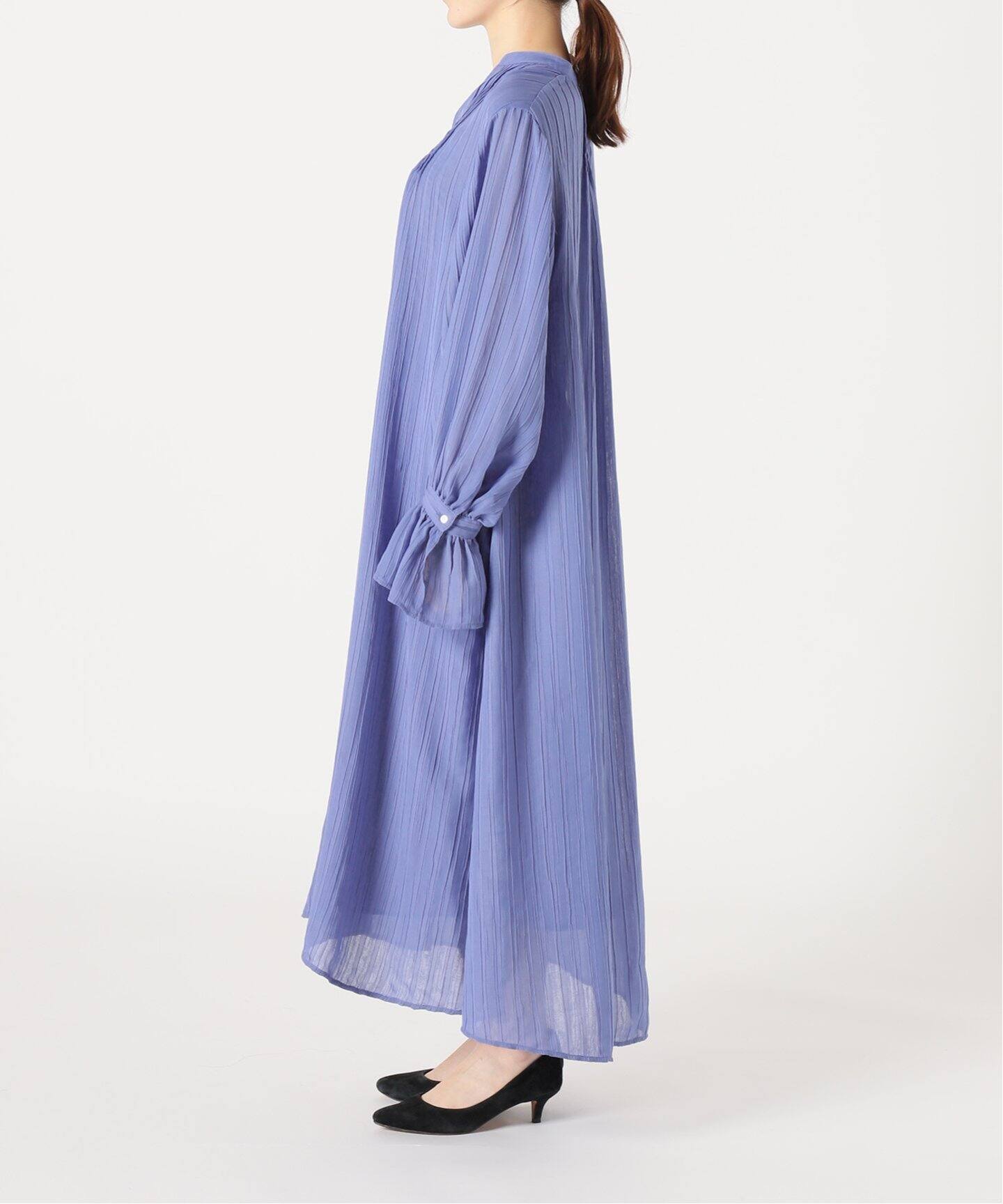 ストライプジャガードスキッパーワンピース（ワンピース）｜SLOBE IENA  