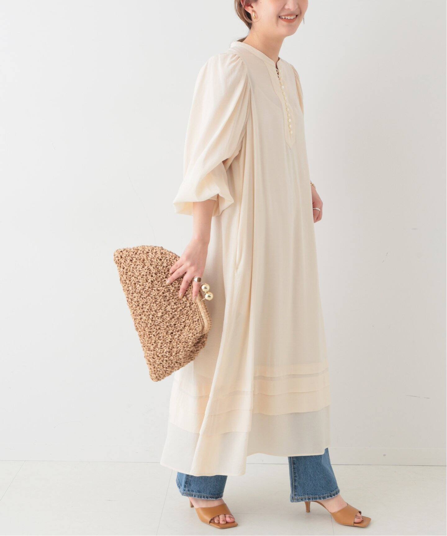 ヴィンテージローンカフタンワンピース Slobe Iena スローブ イエナ 公式のファッション通販 Baycrew S Store