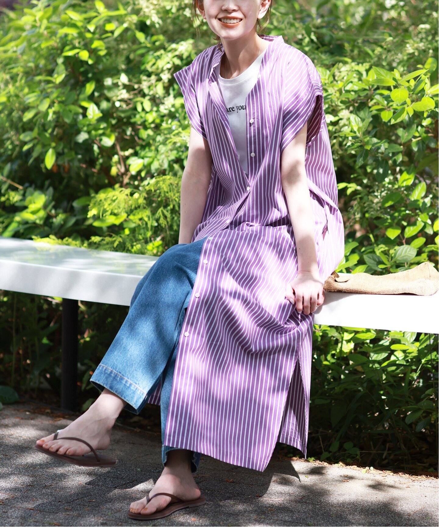 ストライプスクエアワンピース Slobe Iena スローブ イエナ 公式のファッション通販 Baycrew S Store