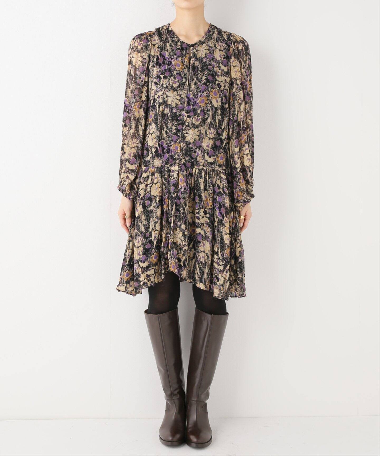 SECOND FEMALE/セカンド フィメール】 Botane Dressワンピース 