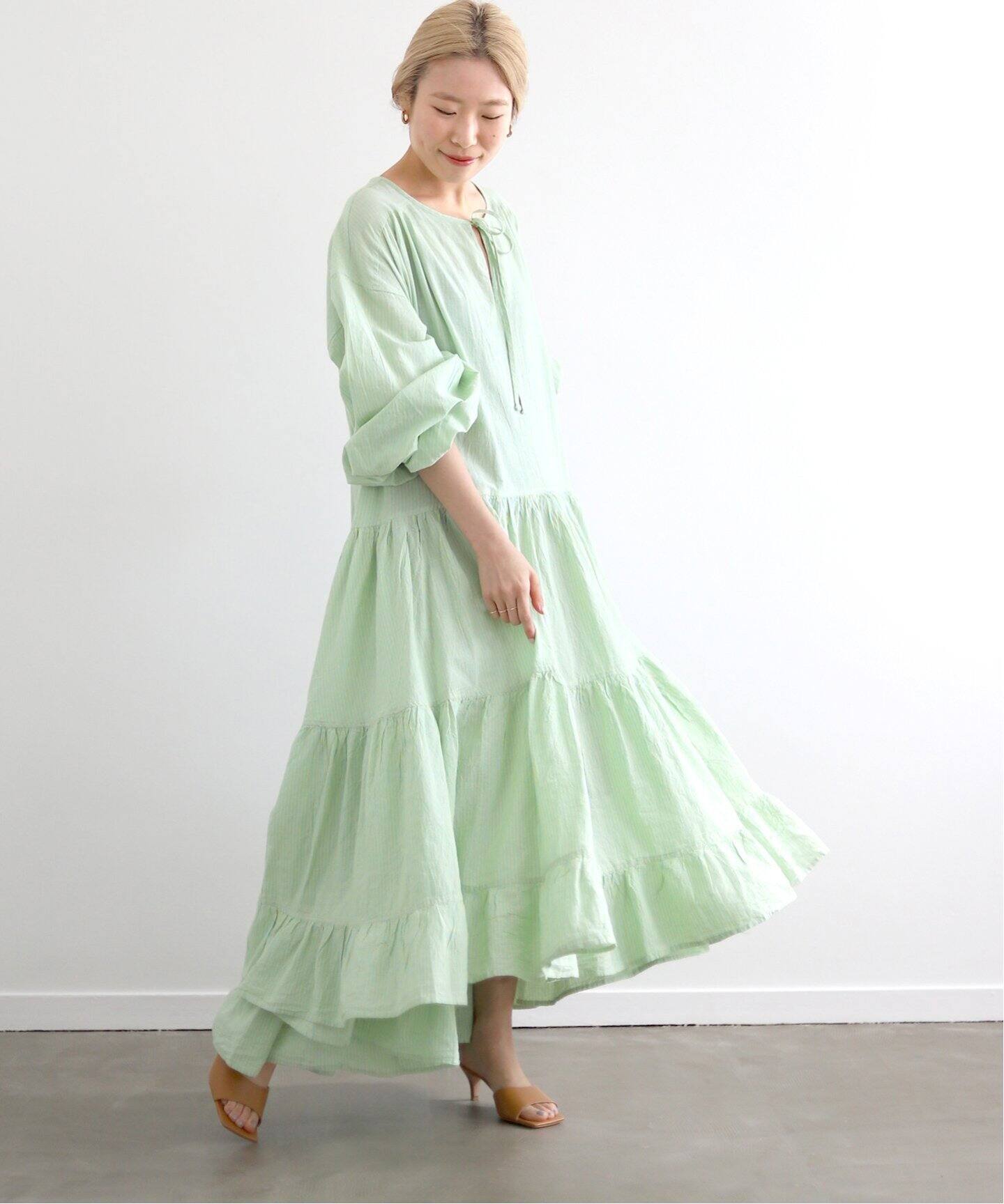 Devotion TWINS】ストライプドレスワンピース◇（ワンピース）｜SLOBE  