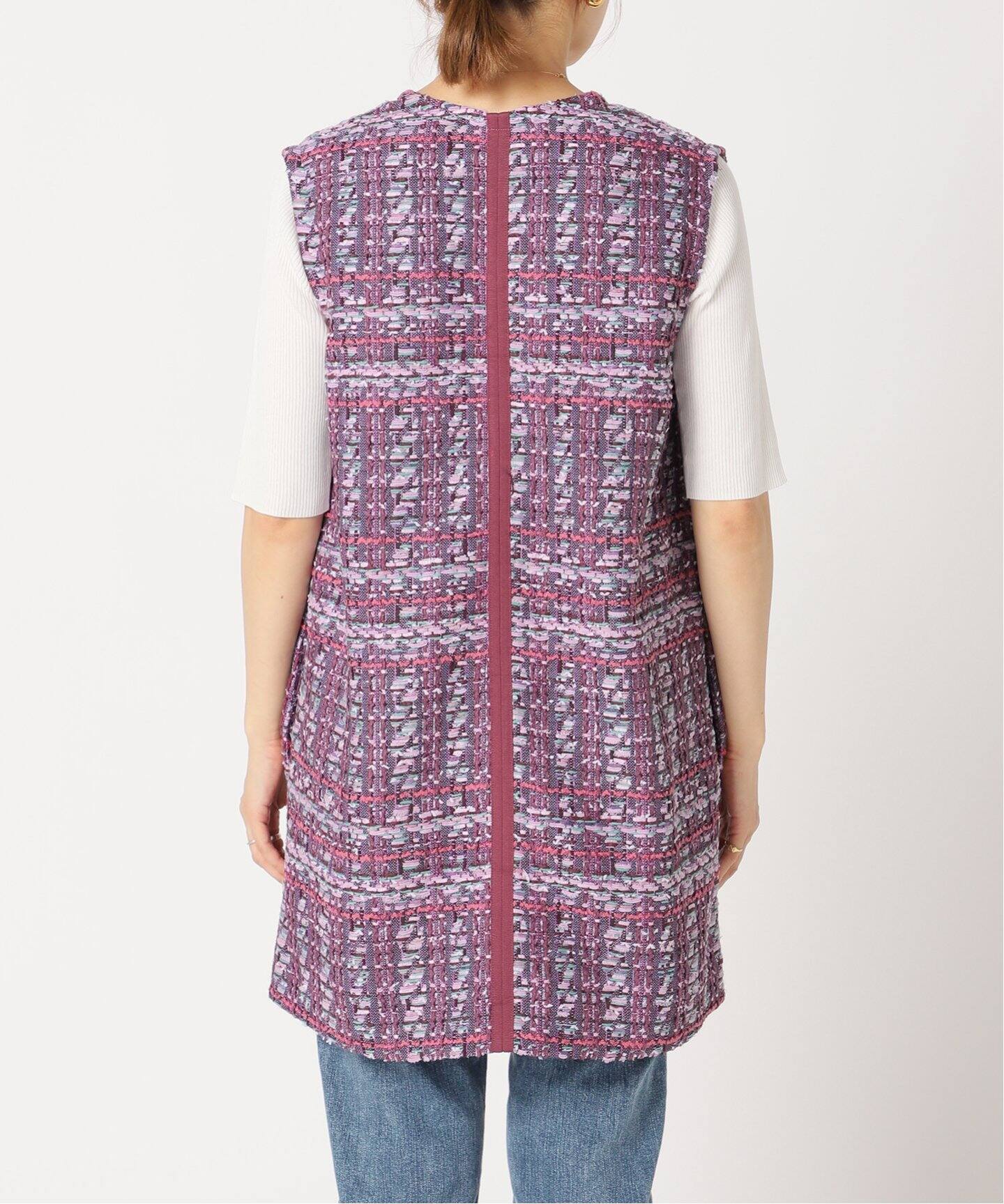 IENA LA BOUCLE MALHIA KENT ツイードベスト（その他ジャケット 