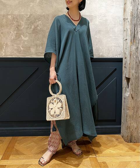 Iena La Boucle Ind 楊柳カフタンワンピース Iena イエナ 公式のファッション通販 Baycrew S Store