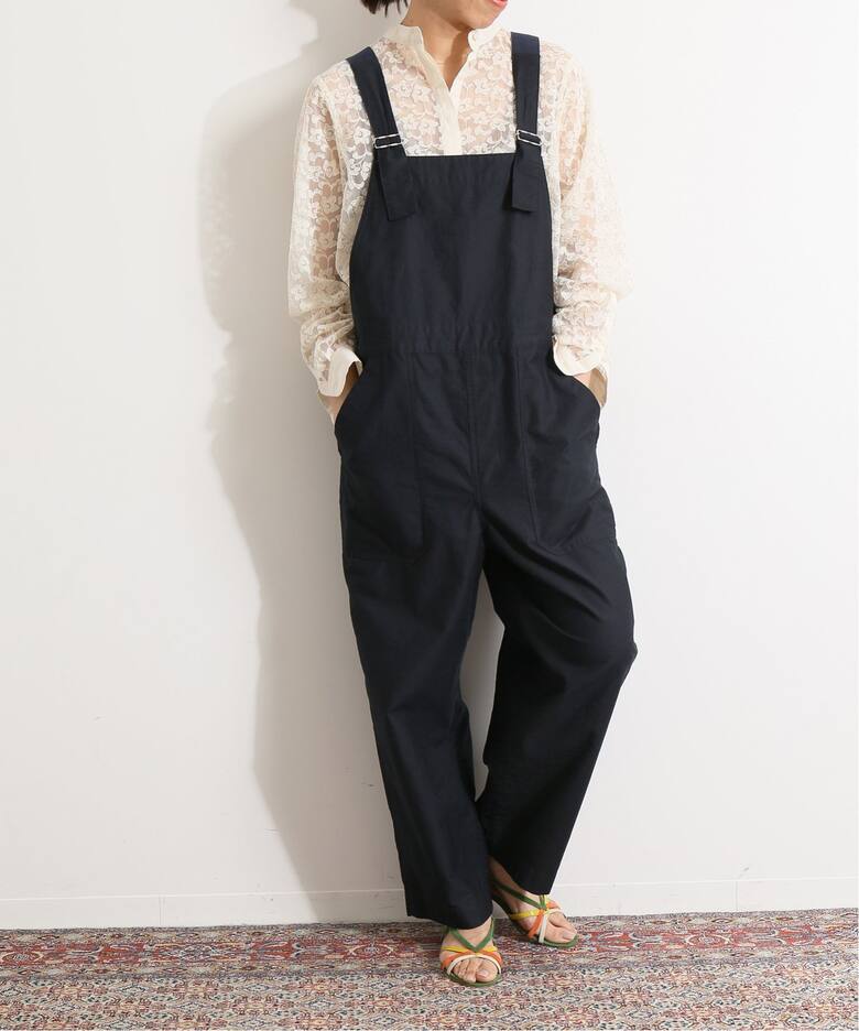 IENA LA BOUCLE モールスキンオーバオール（サロペット  