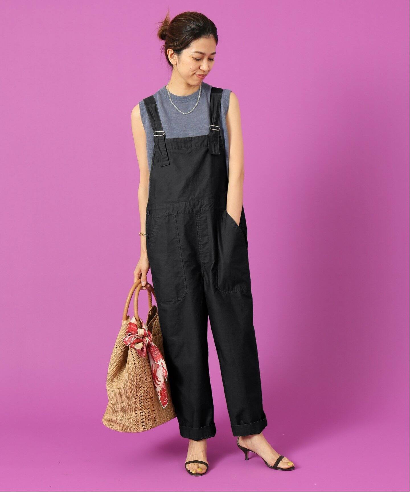 IENA LA BOUCLE モールスキンオーバーオール Re.（サロペット 
