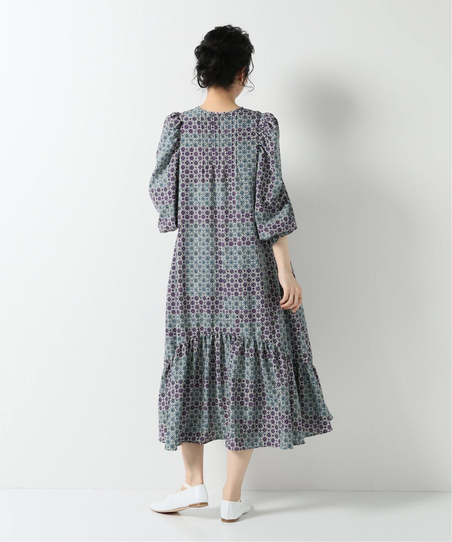 IENA LA BOUCLE フラワープリント ミニワンピース（ワンピース）｜IENA  