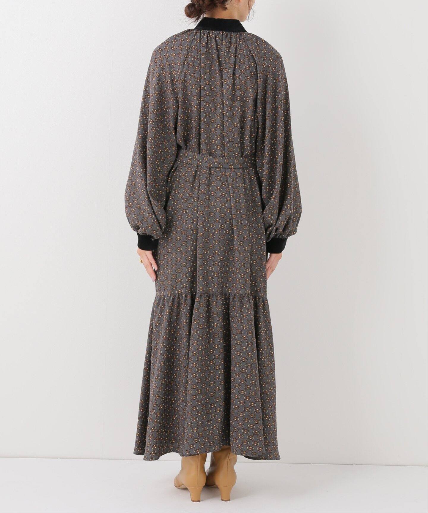 IENA LA BOUCLE ビットプリント ワンピース（ワンピース）｜IENA 
